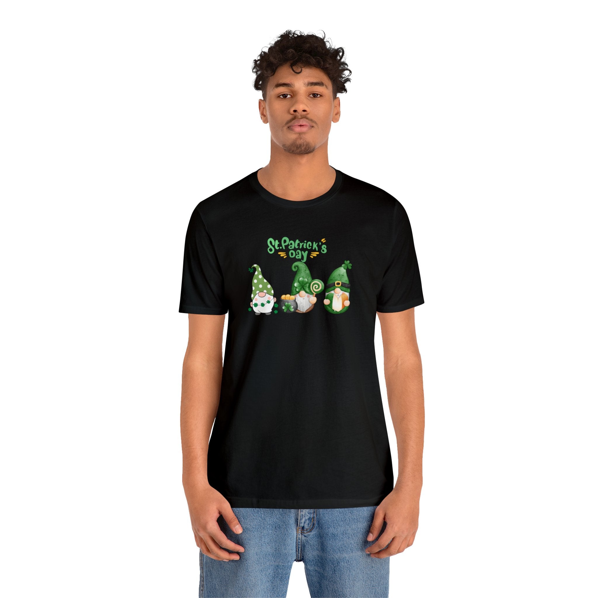 St. Patty's Day Gnome Unisex Jersey Short Sleeve Tee