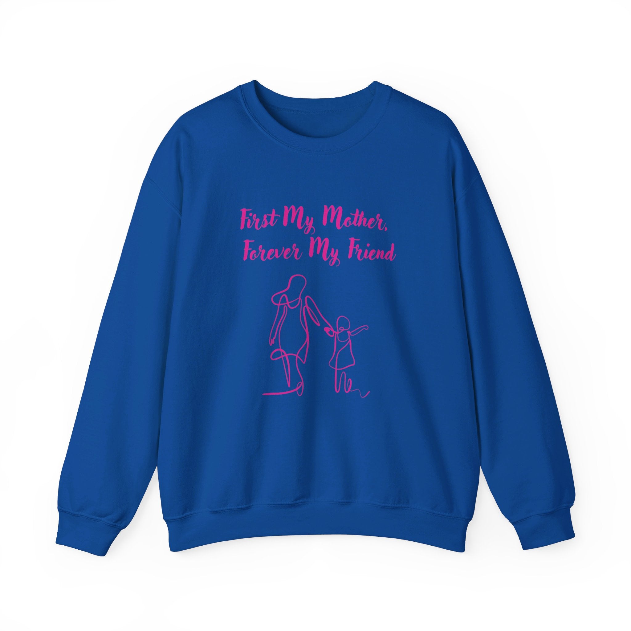 First My Mother Forever My Friend Unisex Heavy Blend™ Crewneck Sweatshirt
