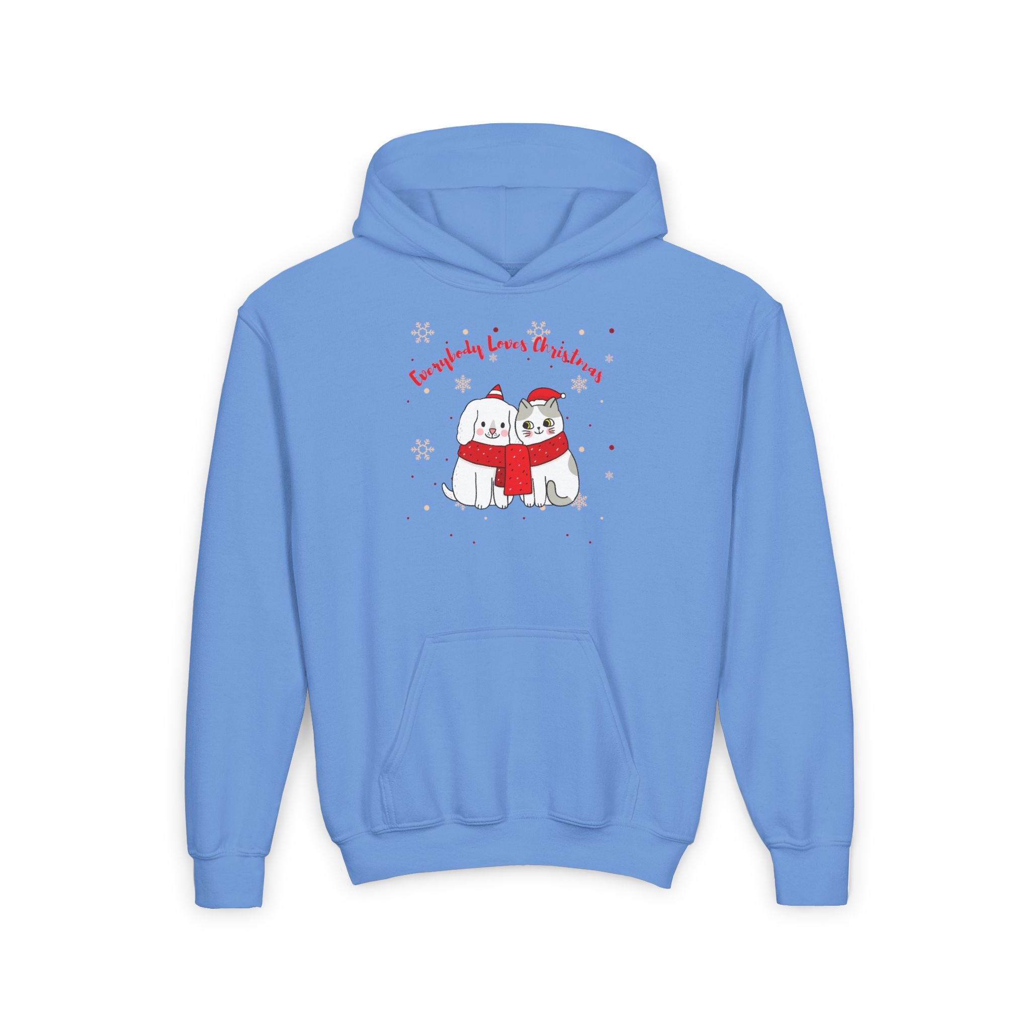 Everybody Loves Christmas Youth Heavy Blend Hooded Sweatshirt