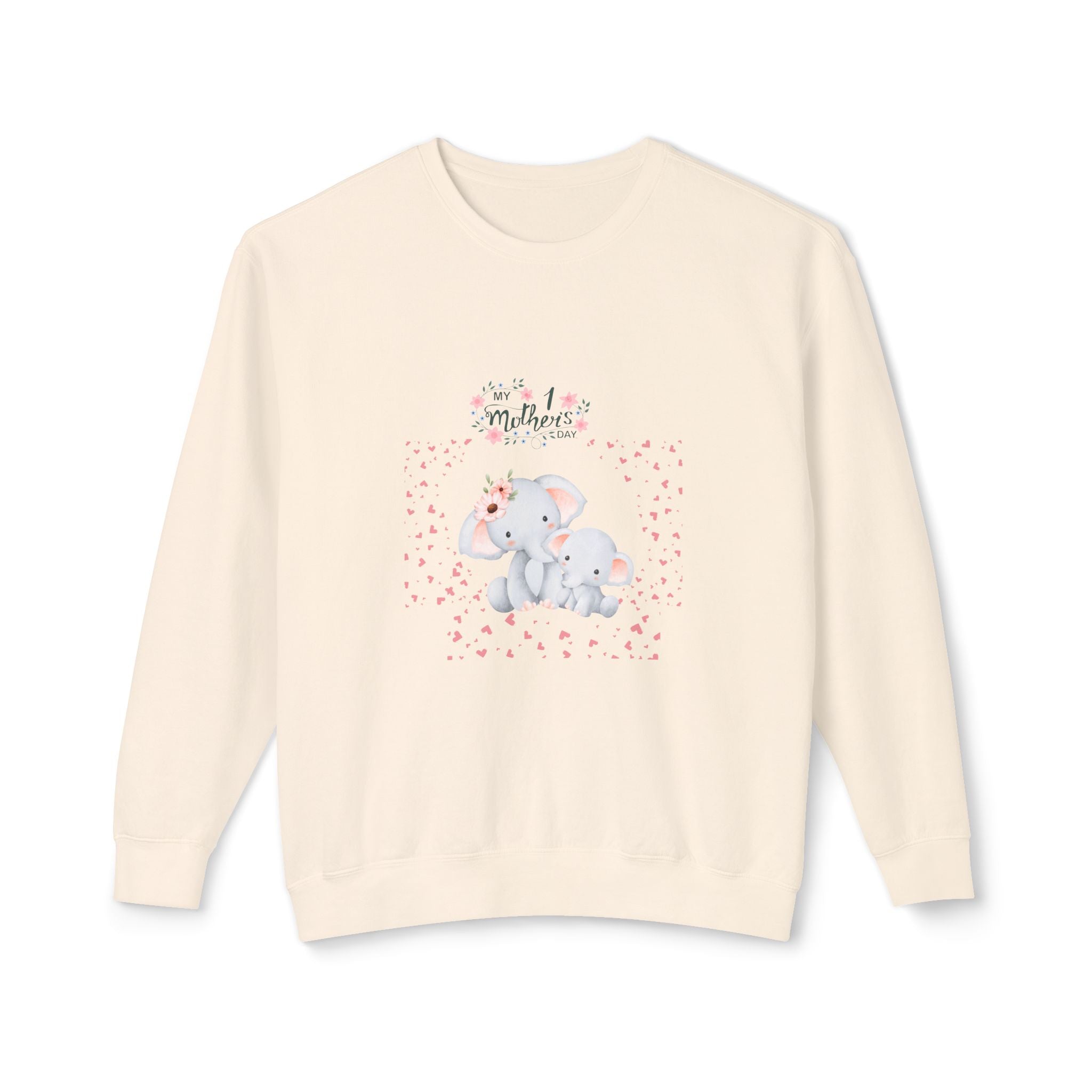 My 1st Mother's Day Unisex Lightweight Crewneck