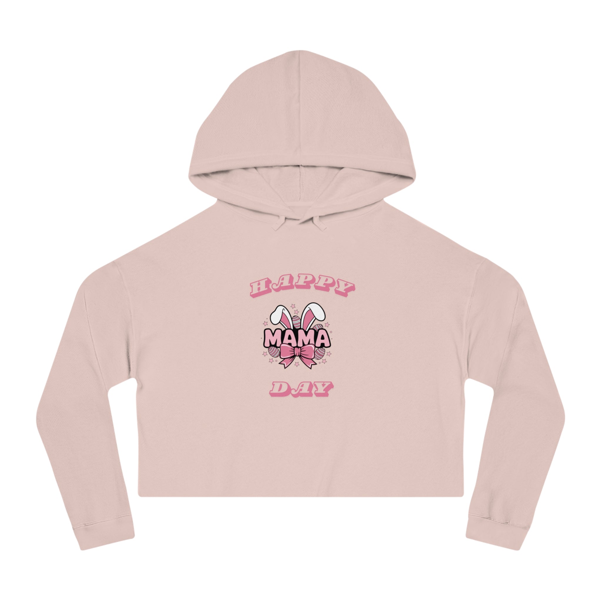 Happy Mamma Day Cropped Hoodie for Women