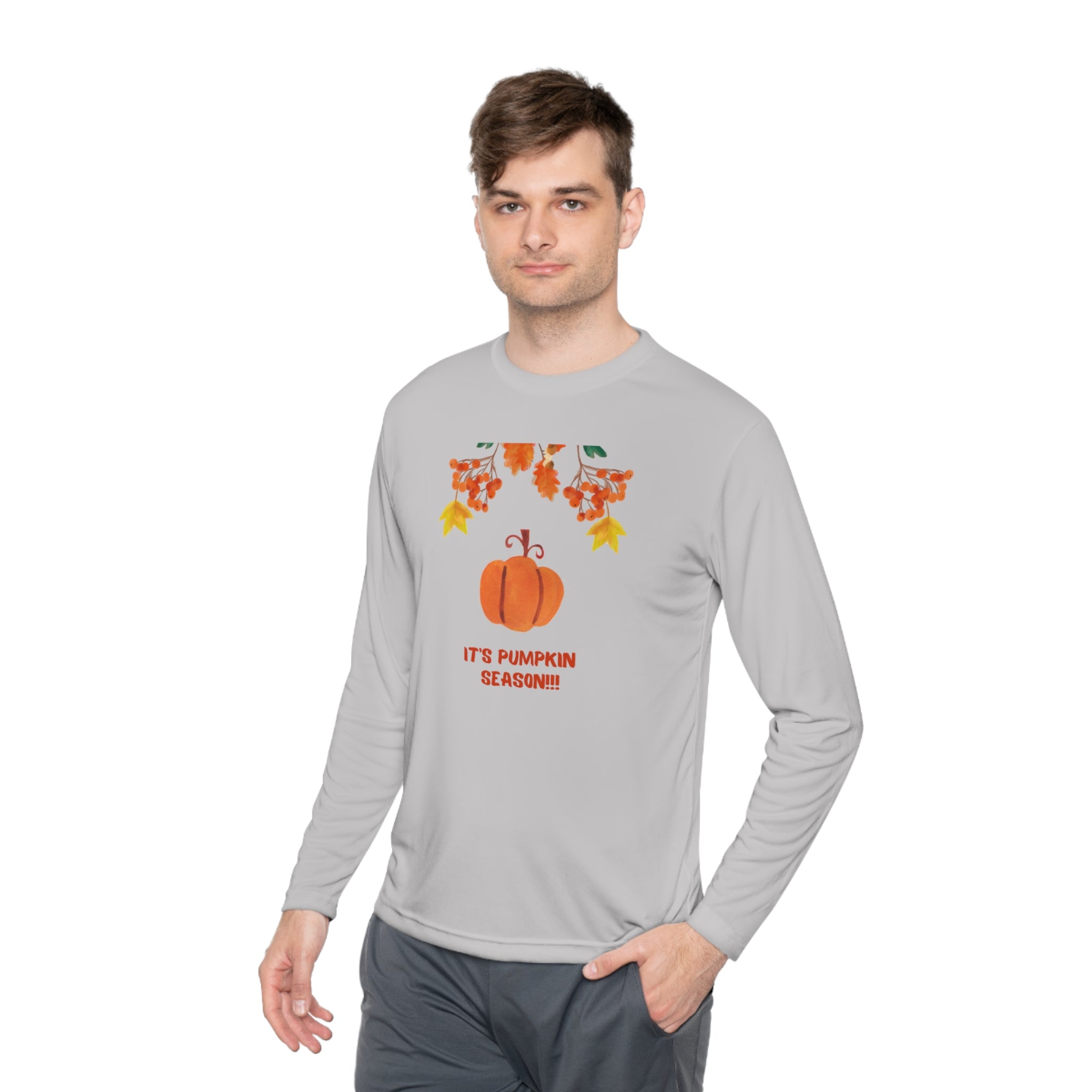 Pumpkin Season Unisex Lightweight Long Sleeve Tee