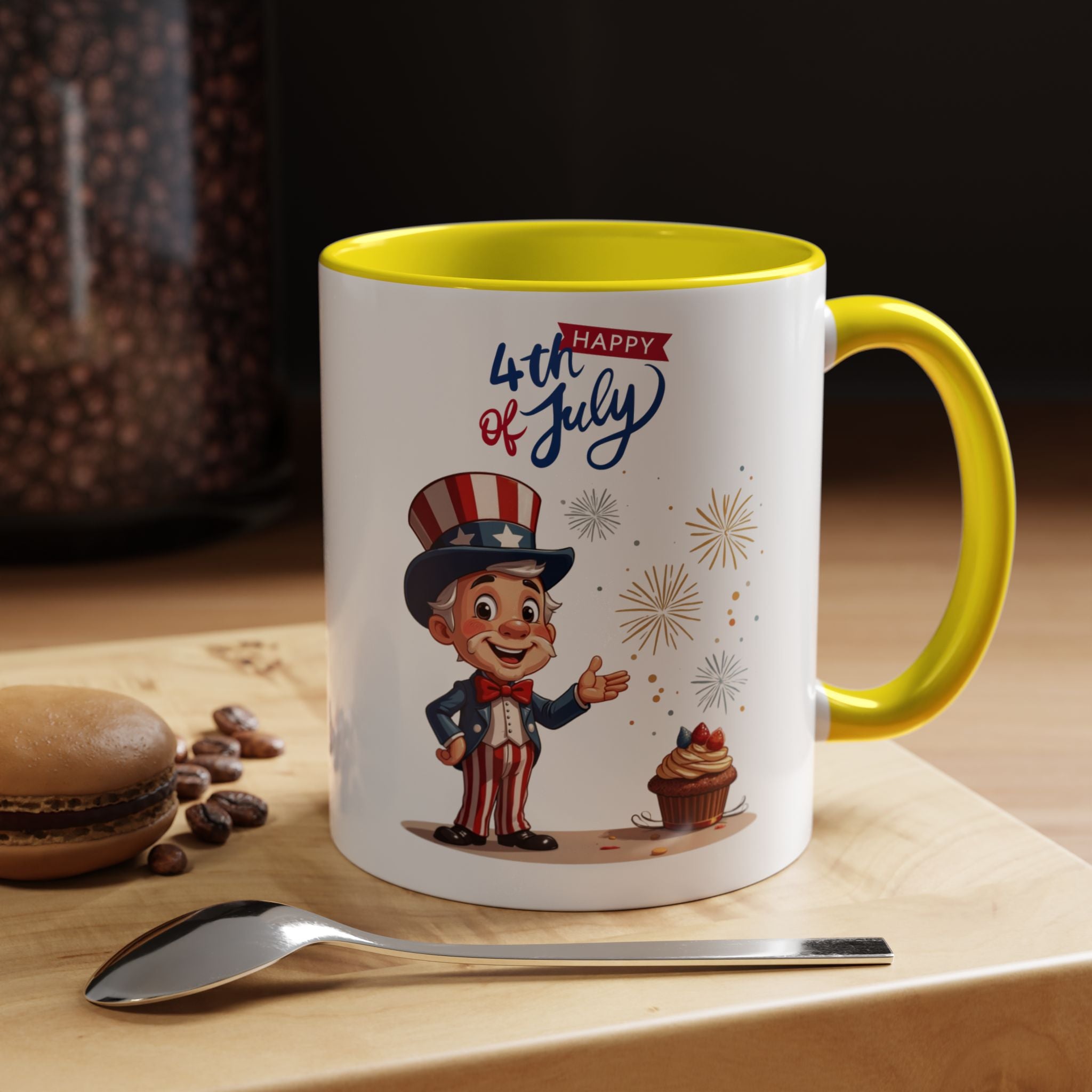 Uncle Sam Happy 4th of July Coffee Mug