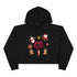 Merry Christmas Crew Crop Hoodie