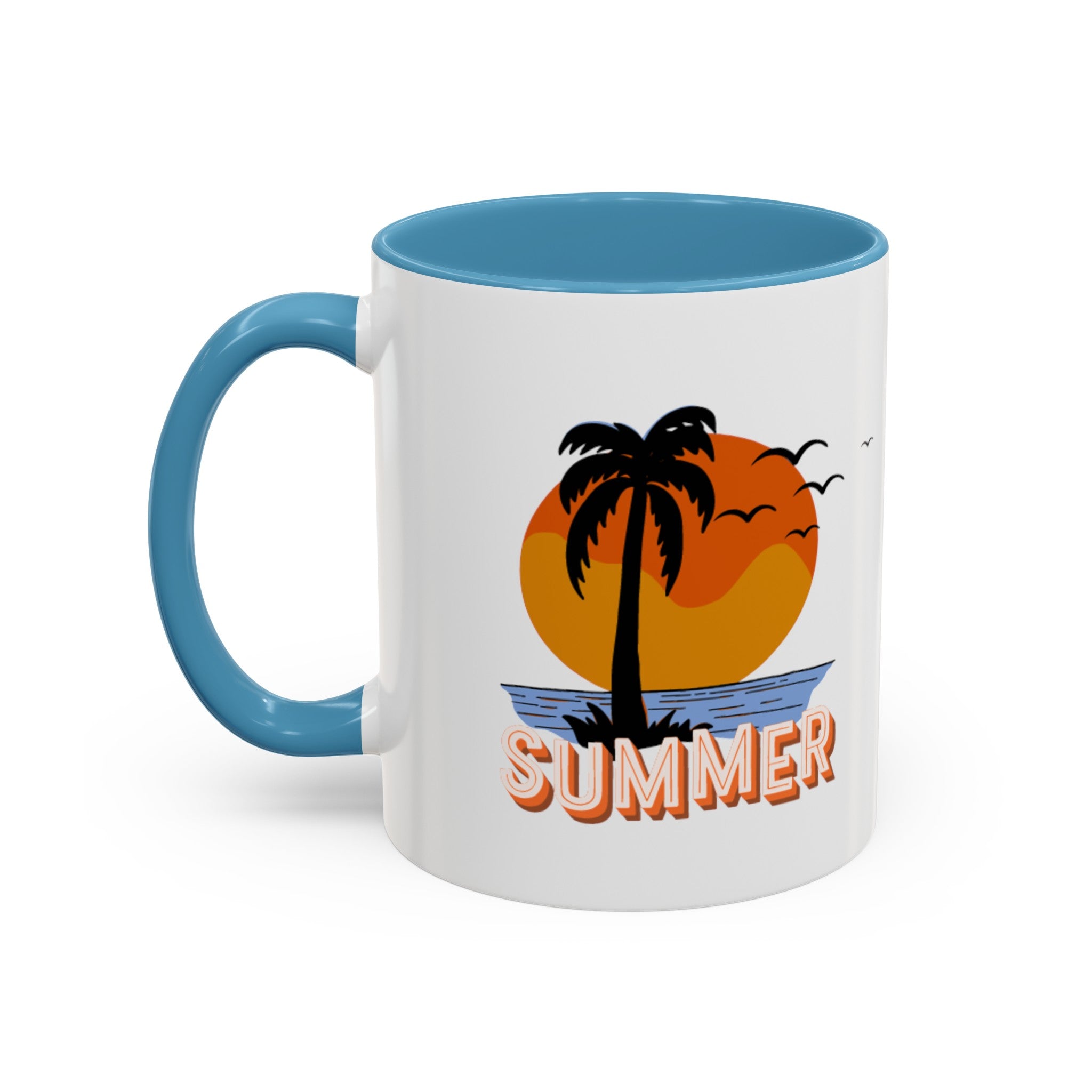 Summer Sunset Accent Coffee Mug (11, 15oz)