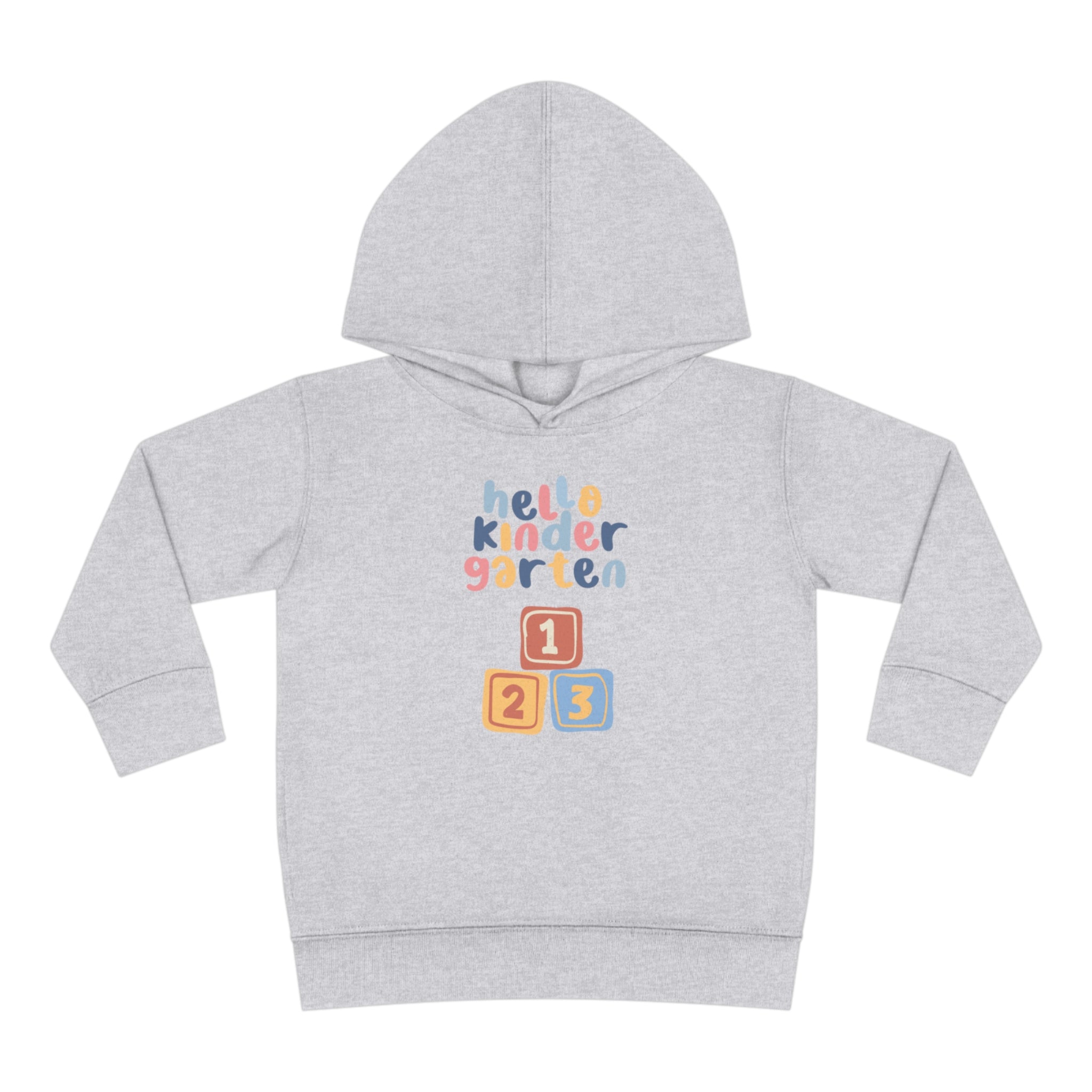 Hello Kindergarten Toddler Pullover Fleece Hoodie