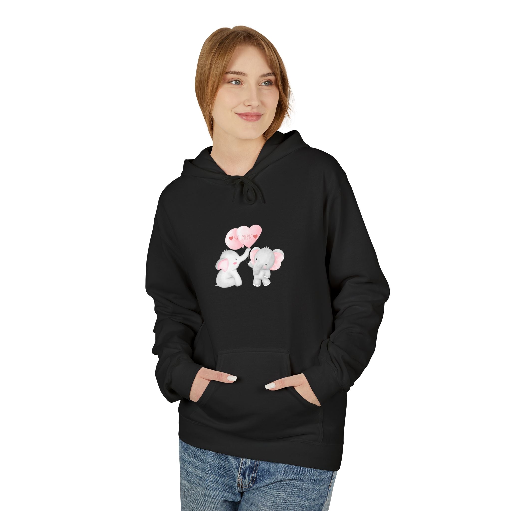 Be Mine Love Unisex Midweight Softstyle Fleece Hoodie