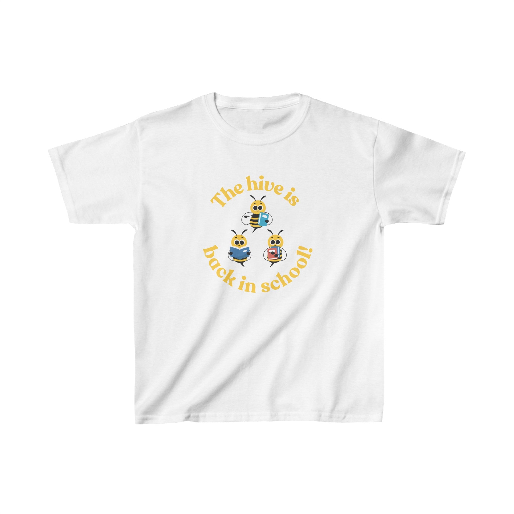 The Hive Is Back In School Kids Heavy Cotton™ Tee