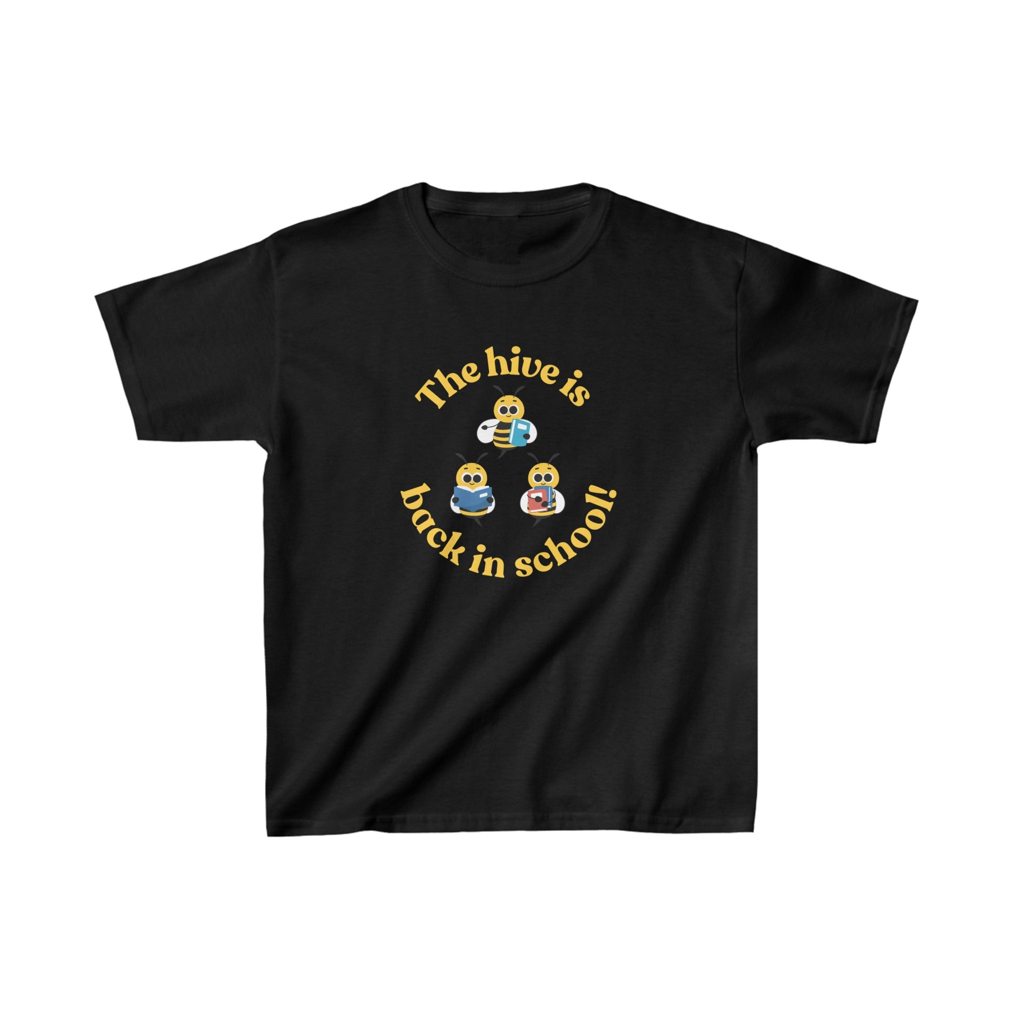 The Hive Is Back In School Kids Heavy Cotton™ Tee