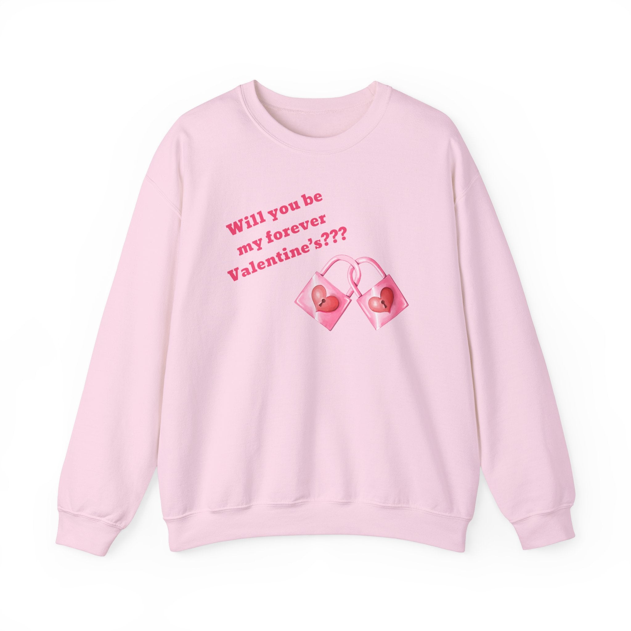 Will You Be My Forever Valentine?? Unisex Heavy Blend™ Crewneck Sweatshirt