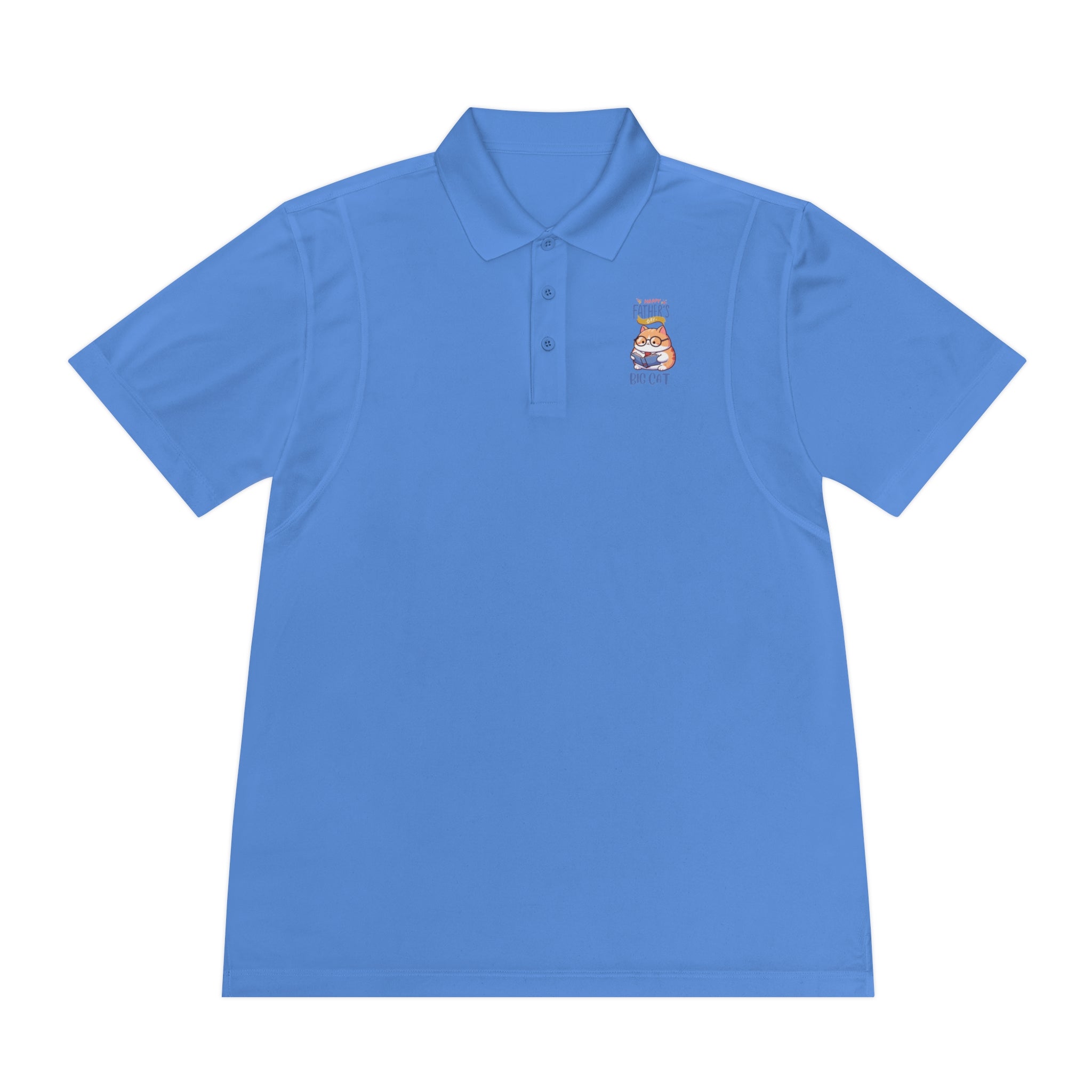 Happy Father's Day Big Cat Men's Sport Polo Shirt