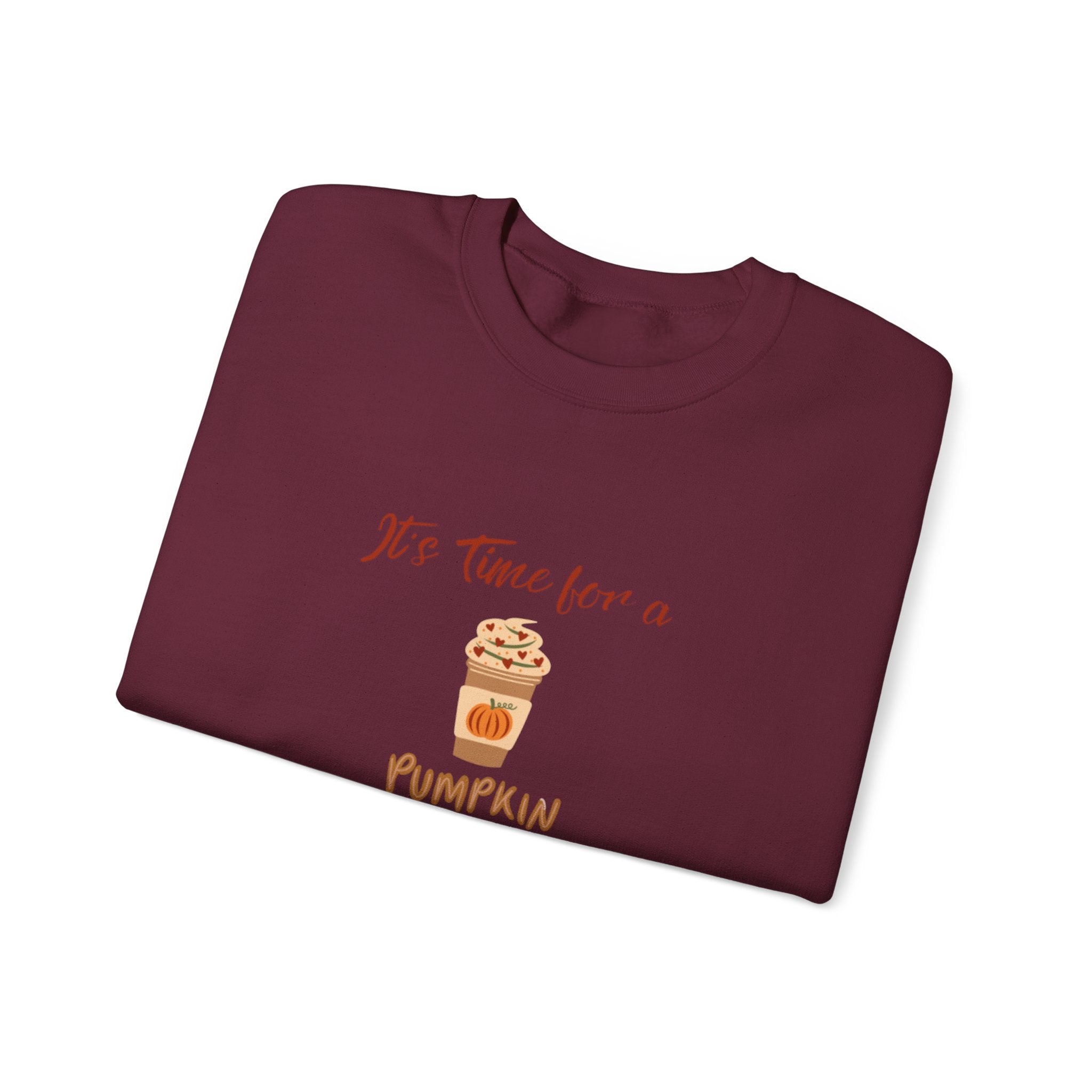 It's Time For A Pumpkin Spice Unisex Heavy Blend™ Crewneck Sweatshirt