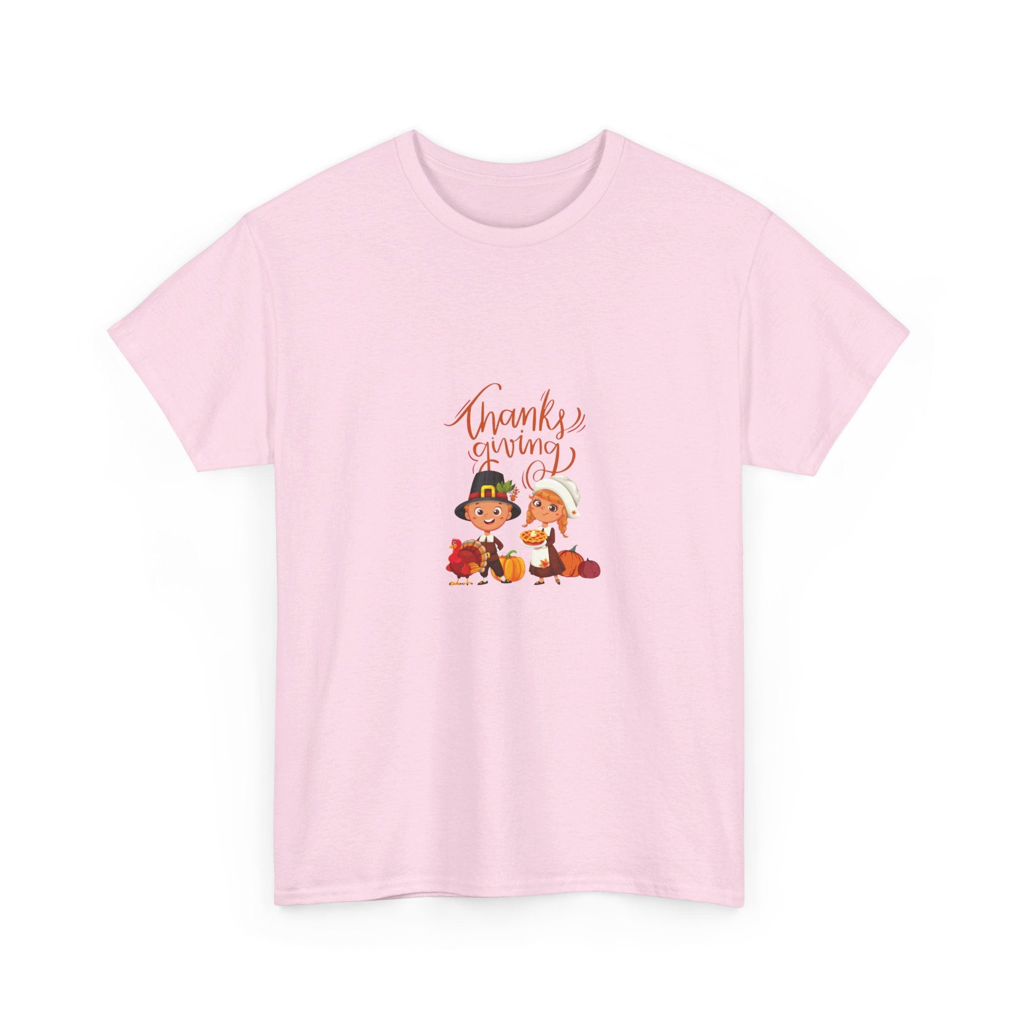 Happy Thanksgiving Unisex Heavy Cotton Tee