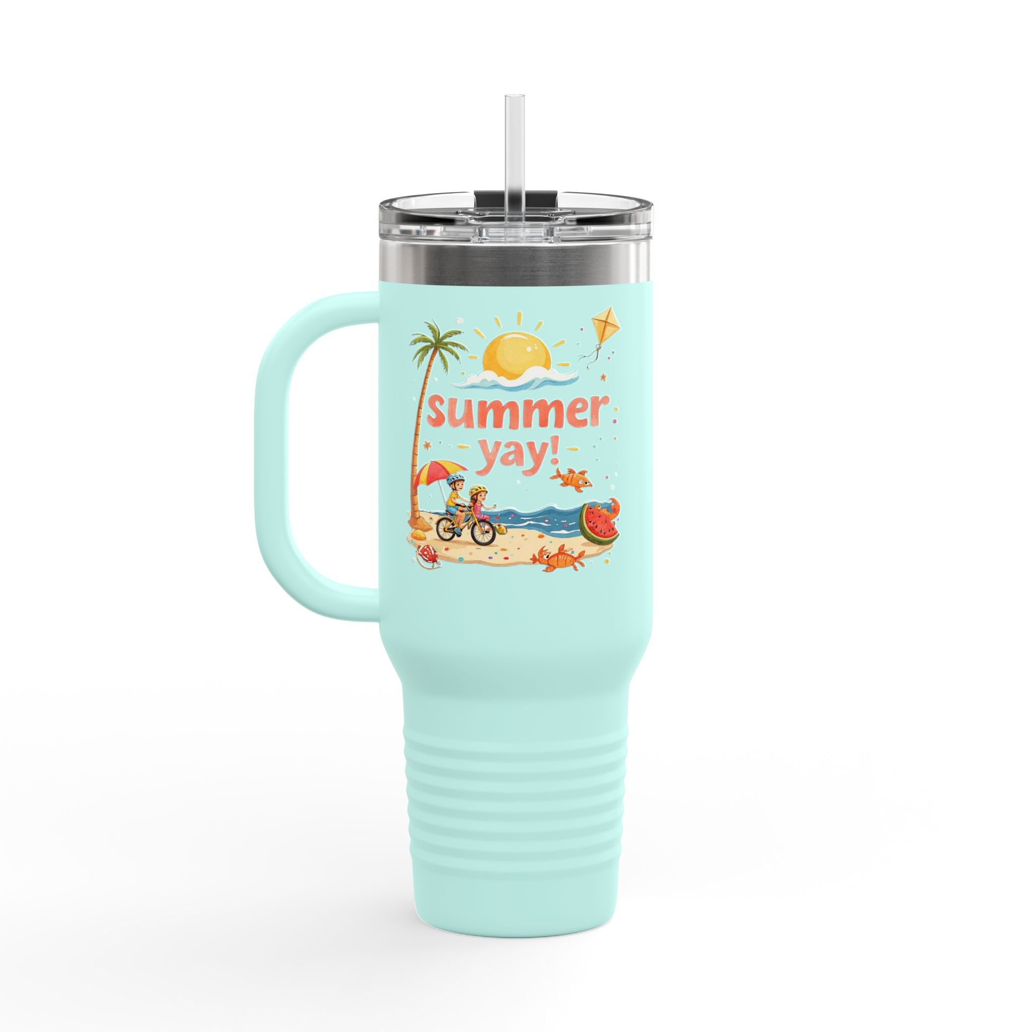 Summer Yay! Insulated Travel Mug, 40oz
