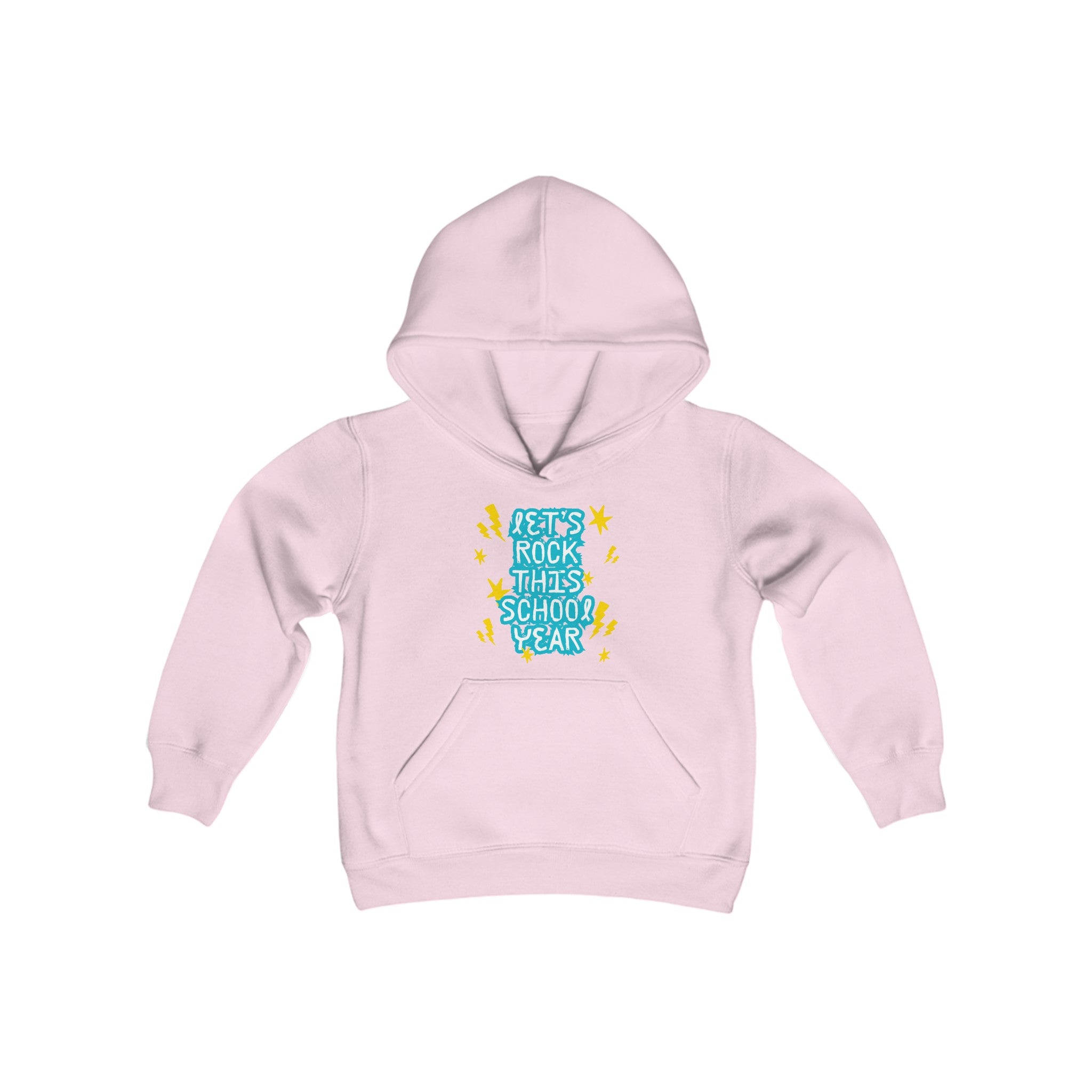 Let's Rock This School Year Youth Heavy Blend Hooded Sweatshirt