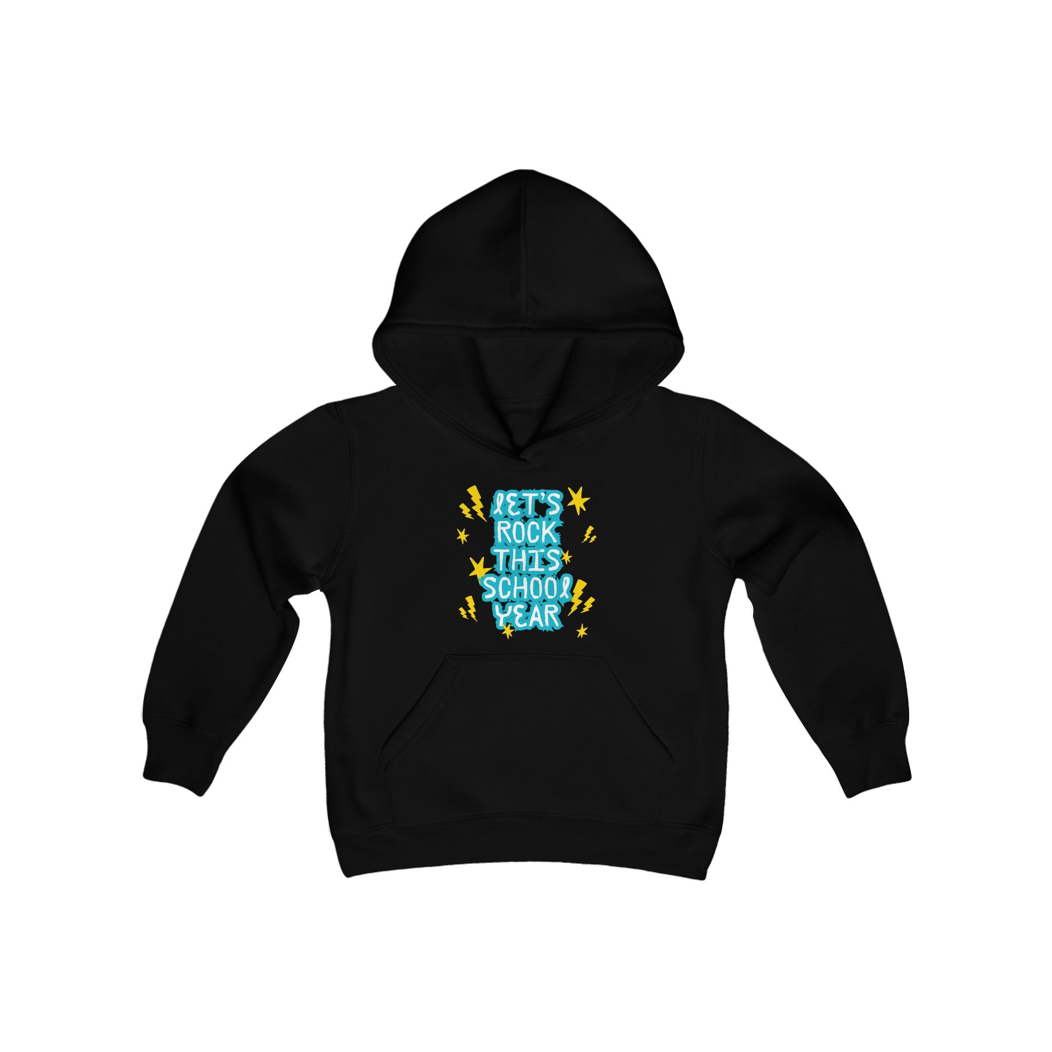 Let's Rock This School Year Youth Heavy Blend Hooded Sweatshirt