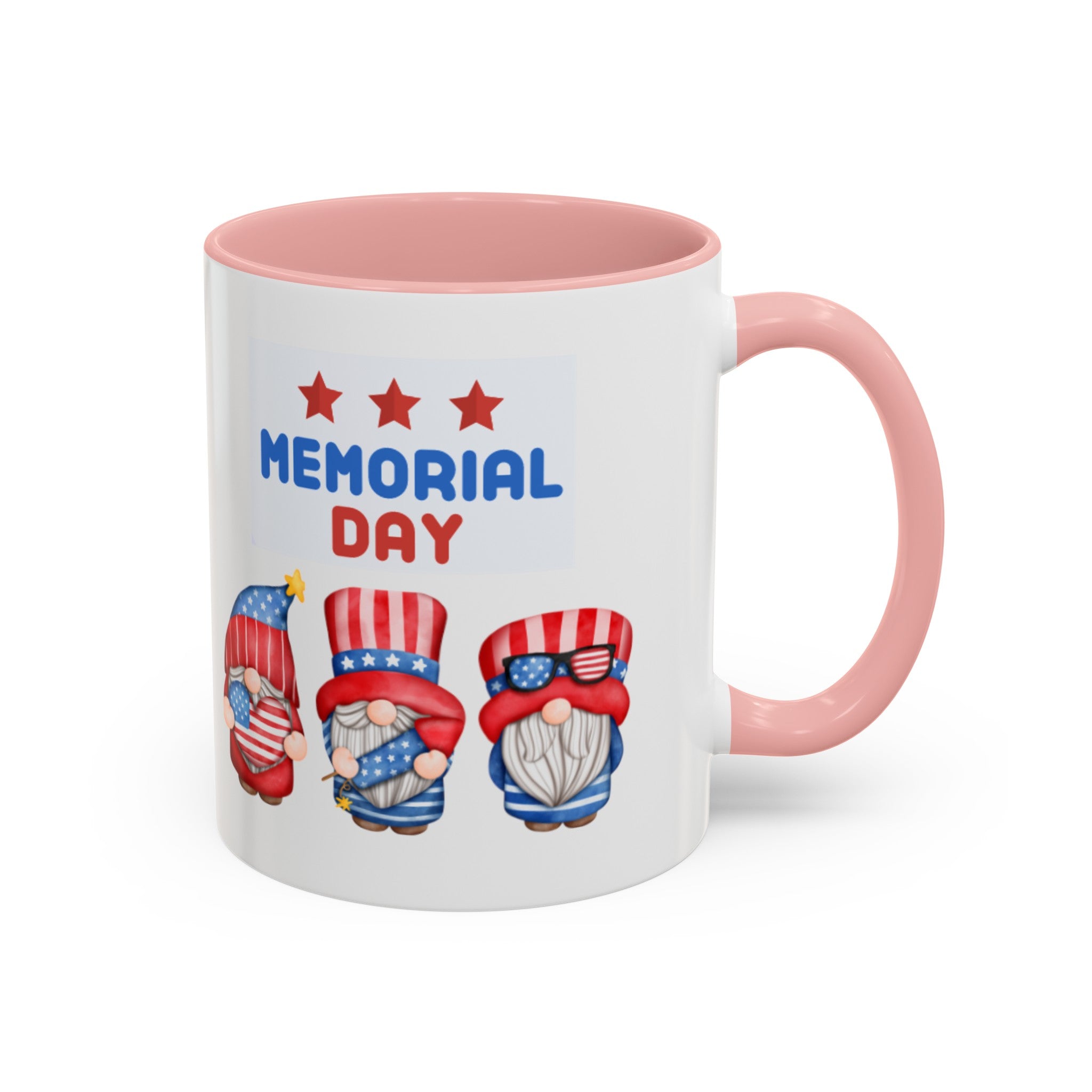 Happy Tribute Day Gnome Accent Coffee Mug (11, 15oz)