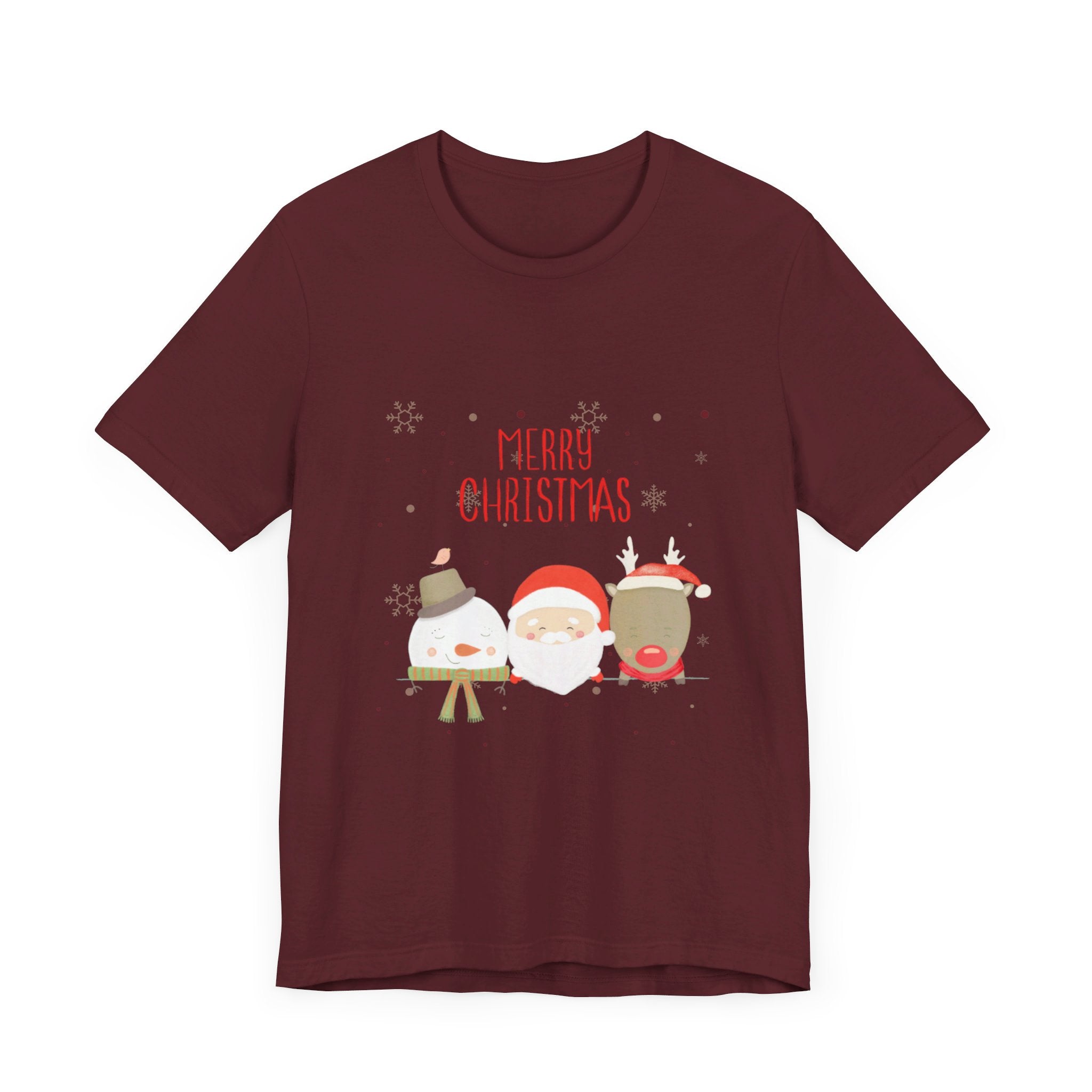 Merry Xmas Crew Unisex Jersey Short Sleeve Tee