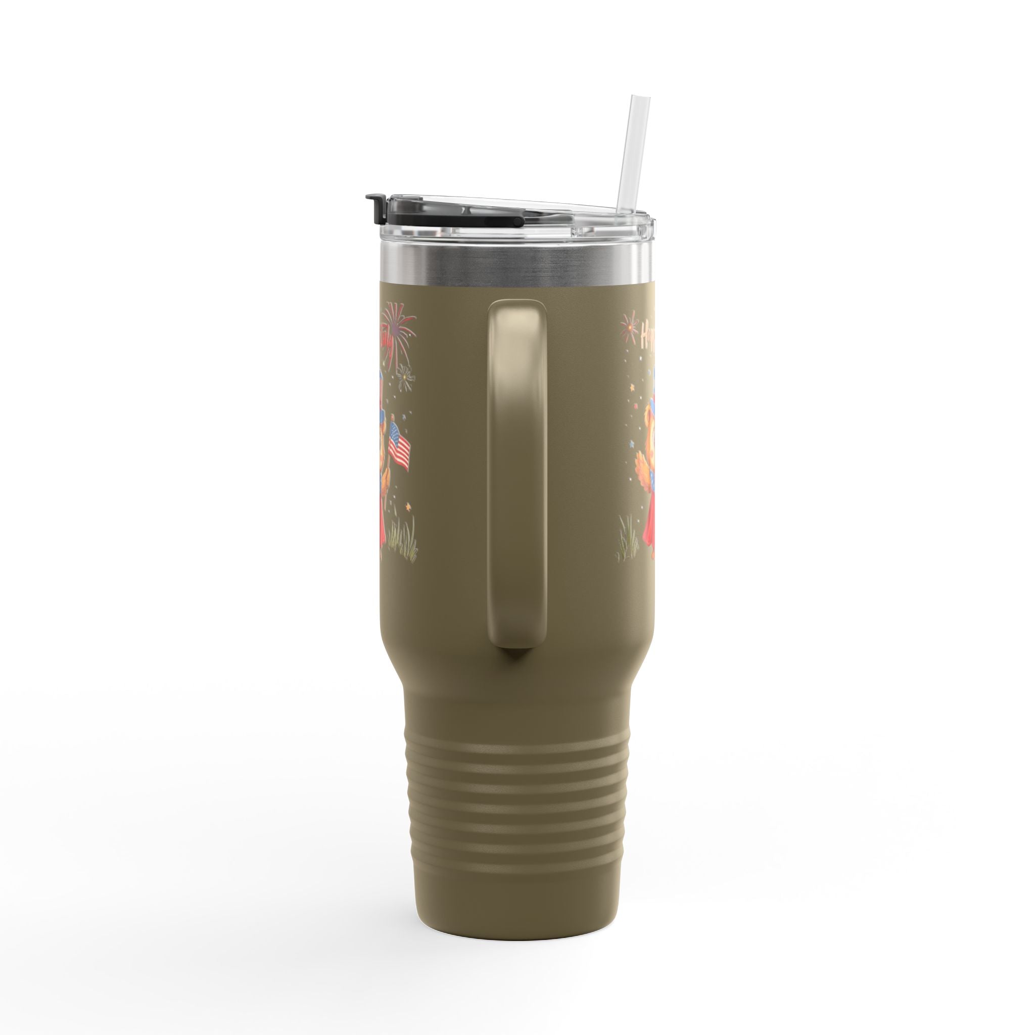Happy Independence Day  Insulated Travel Mug, 40oz
