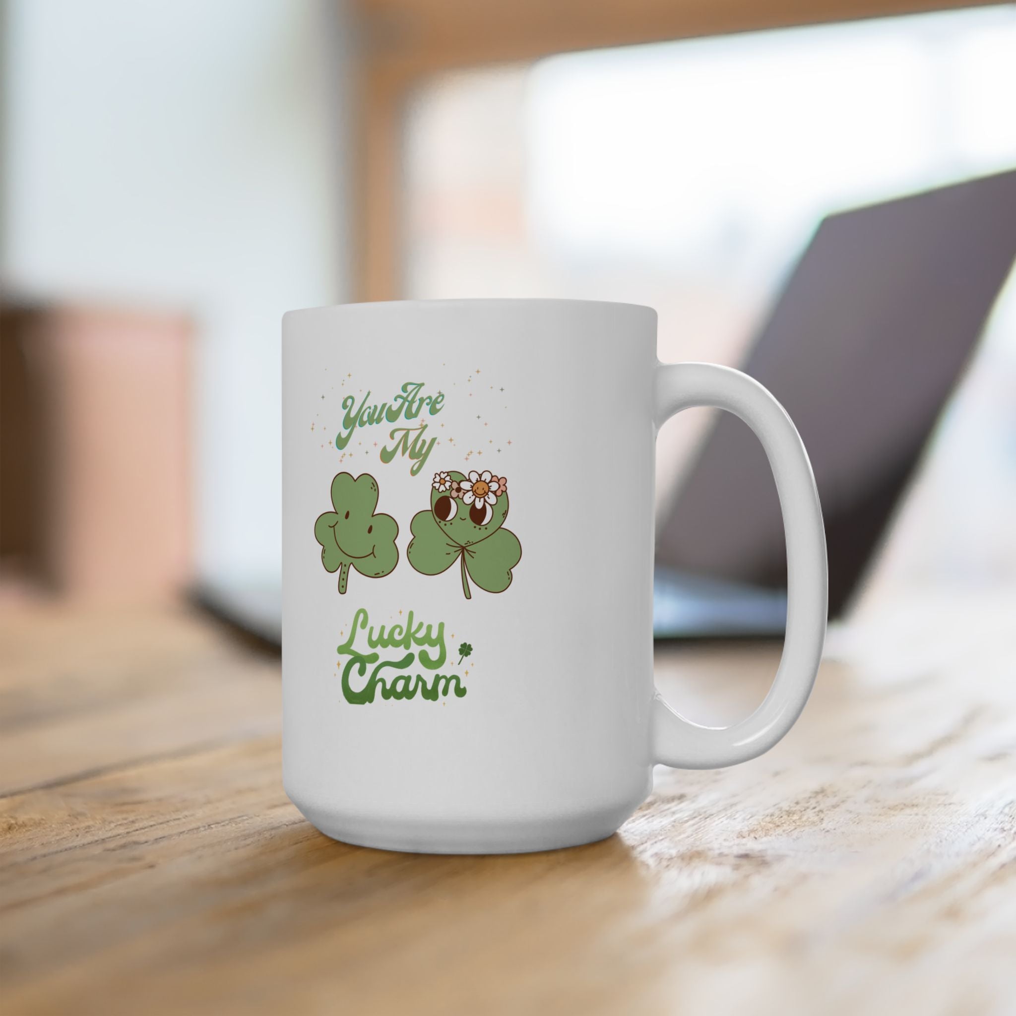 You're My Lucky Charm Ceramic Mug - Perfect for St. Patrick's Day Celebrations