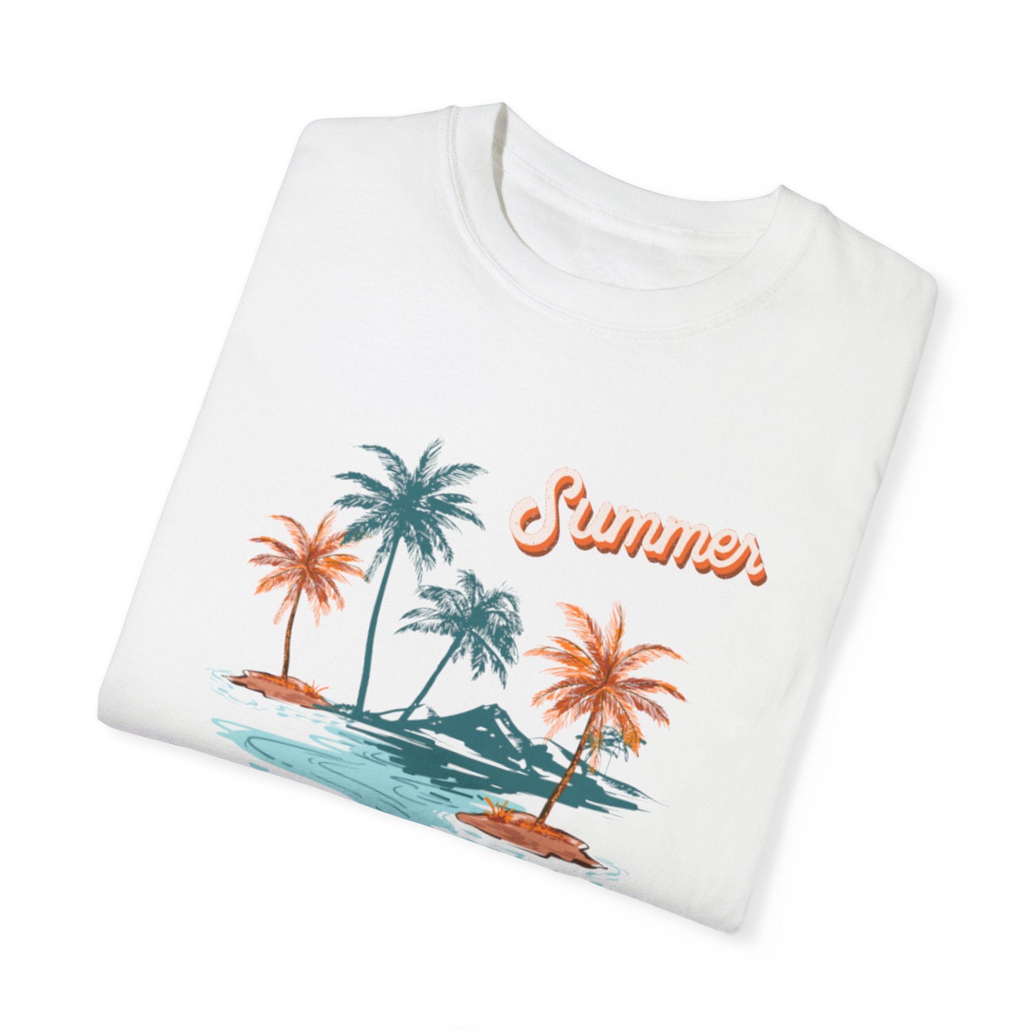 Summer Season Vibes Unisex Garment-Dyed T-shirt