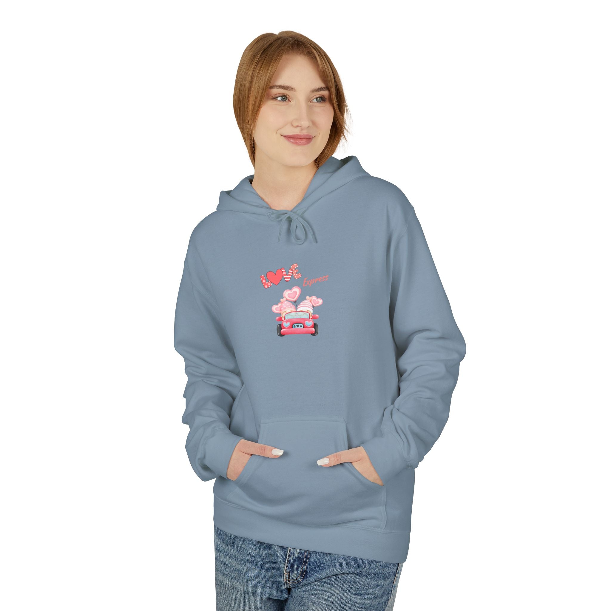 Love Express Unisex Midweight Softstyle Fleece Hoodie
