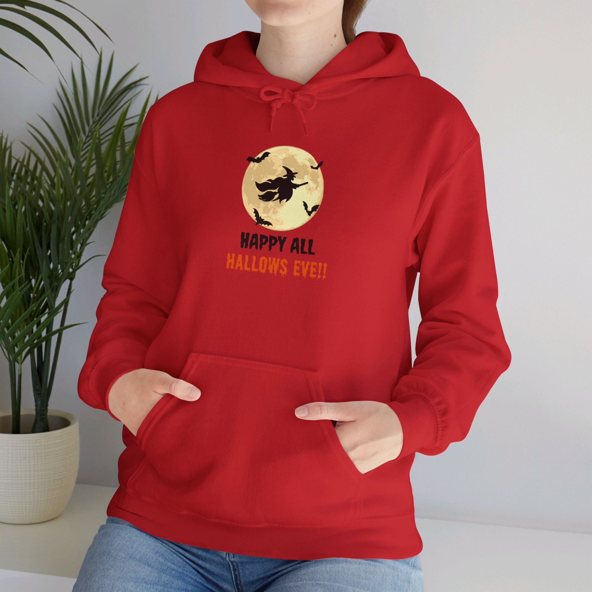 Happy All Hallows Eve Unisex Heavy Blend™ Hooded Sweatshirt
