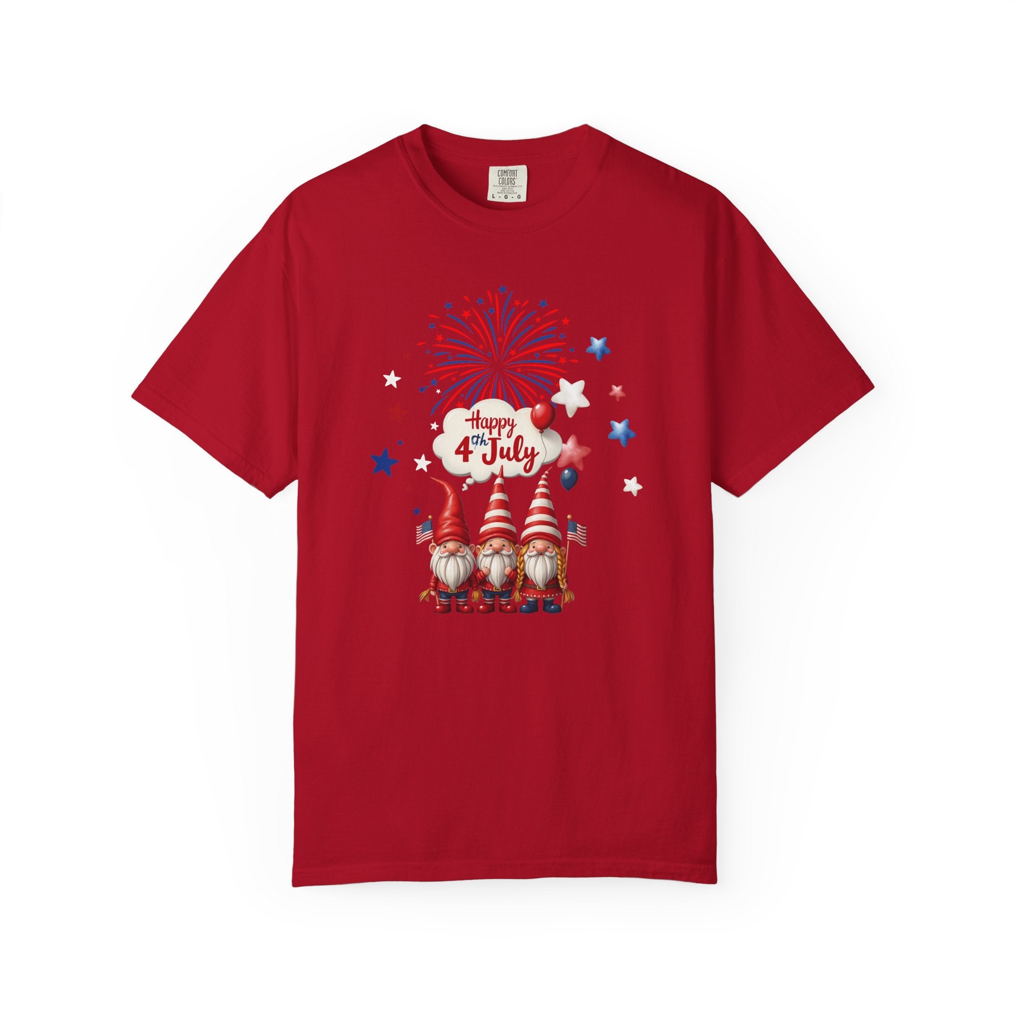 Gnome 4th of July T-shirt for 4th of July, Unisex Summer Tee