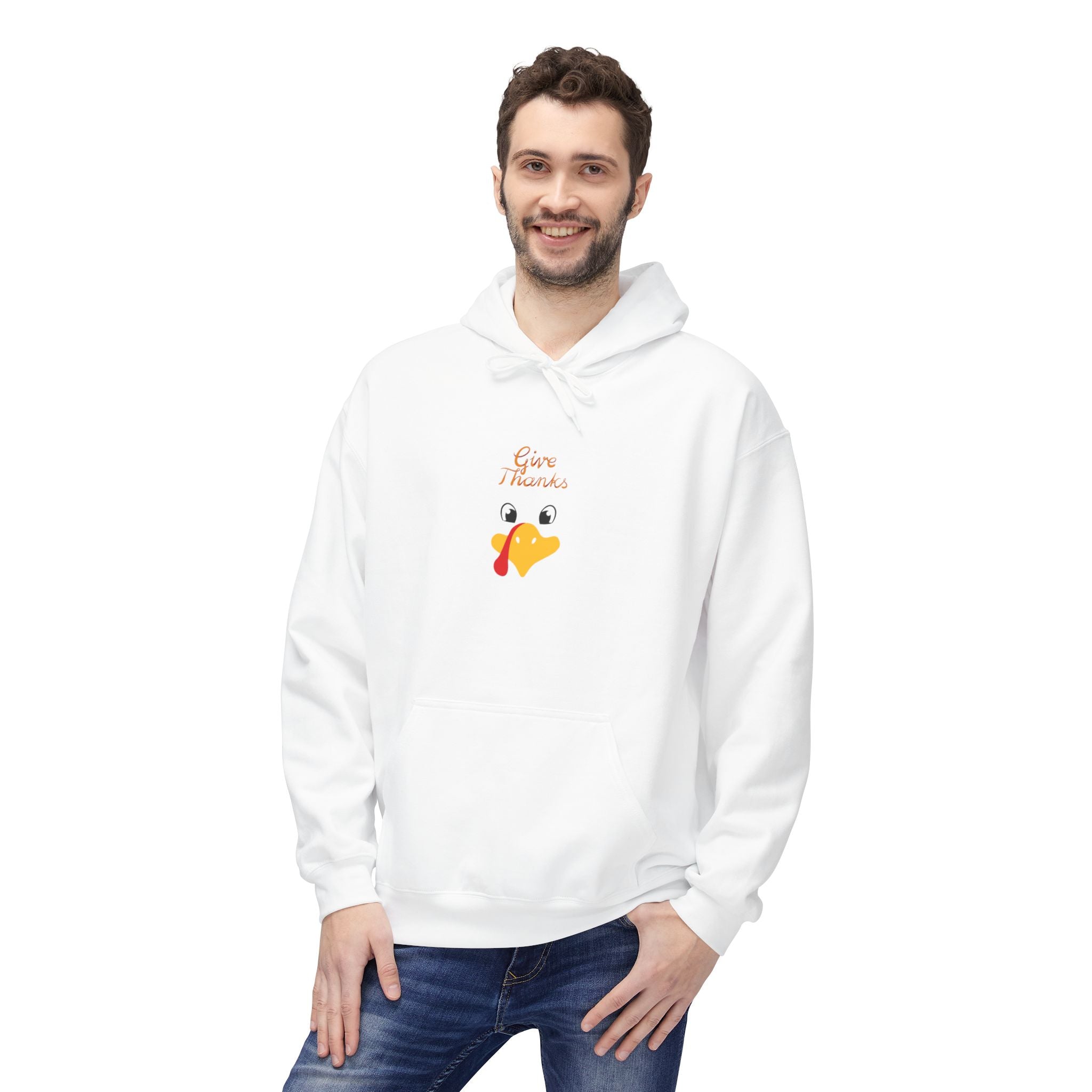 Give Thanks Unisex Midweight Softstyle Fleece Hoodie