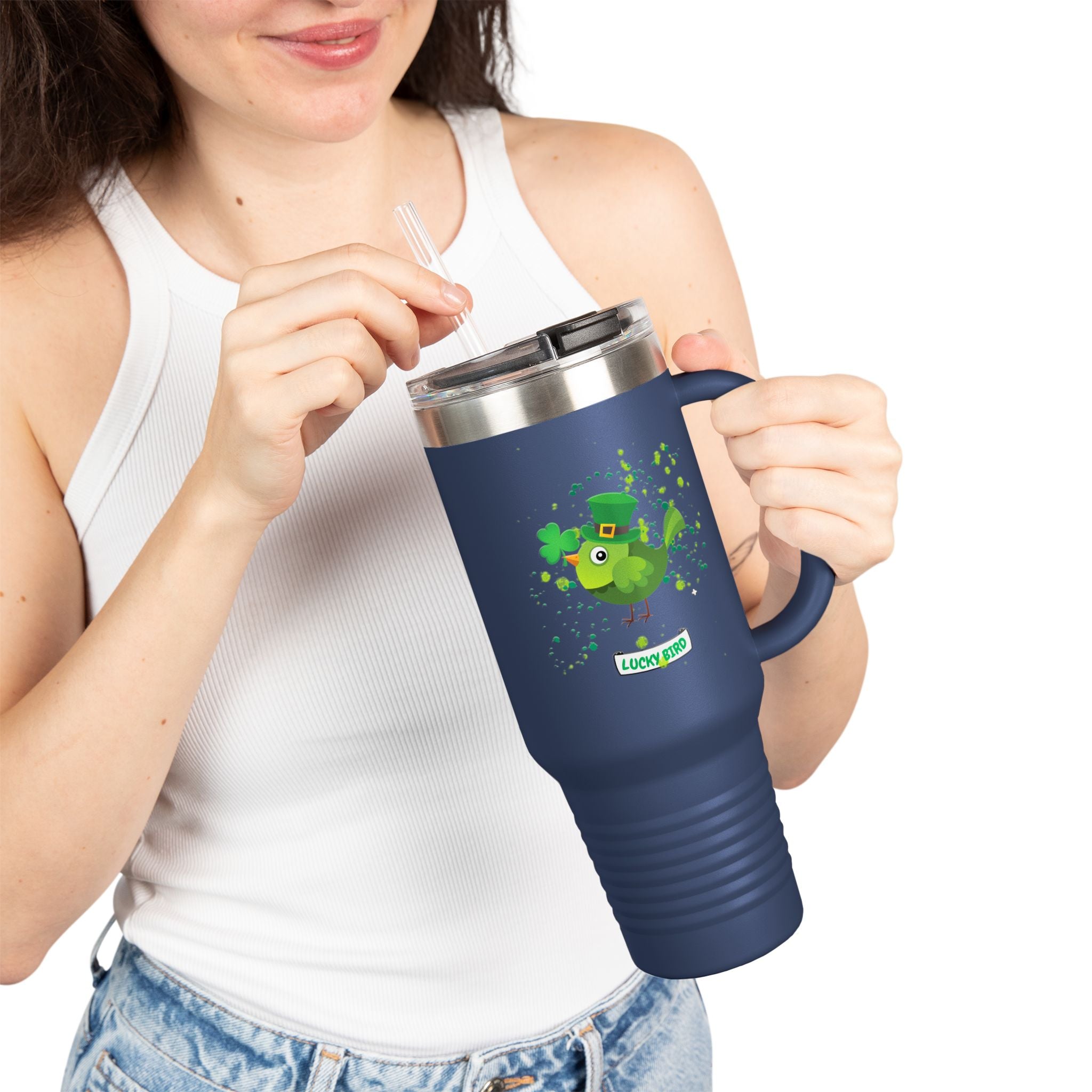 Lucky Bird Insulated Travel Mug - 40oz St. Patrick's Day