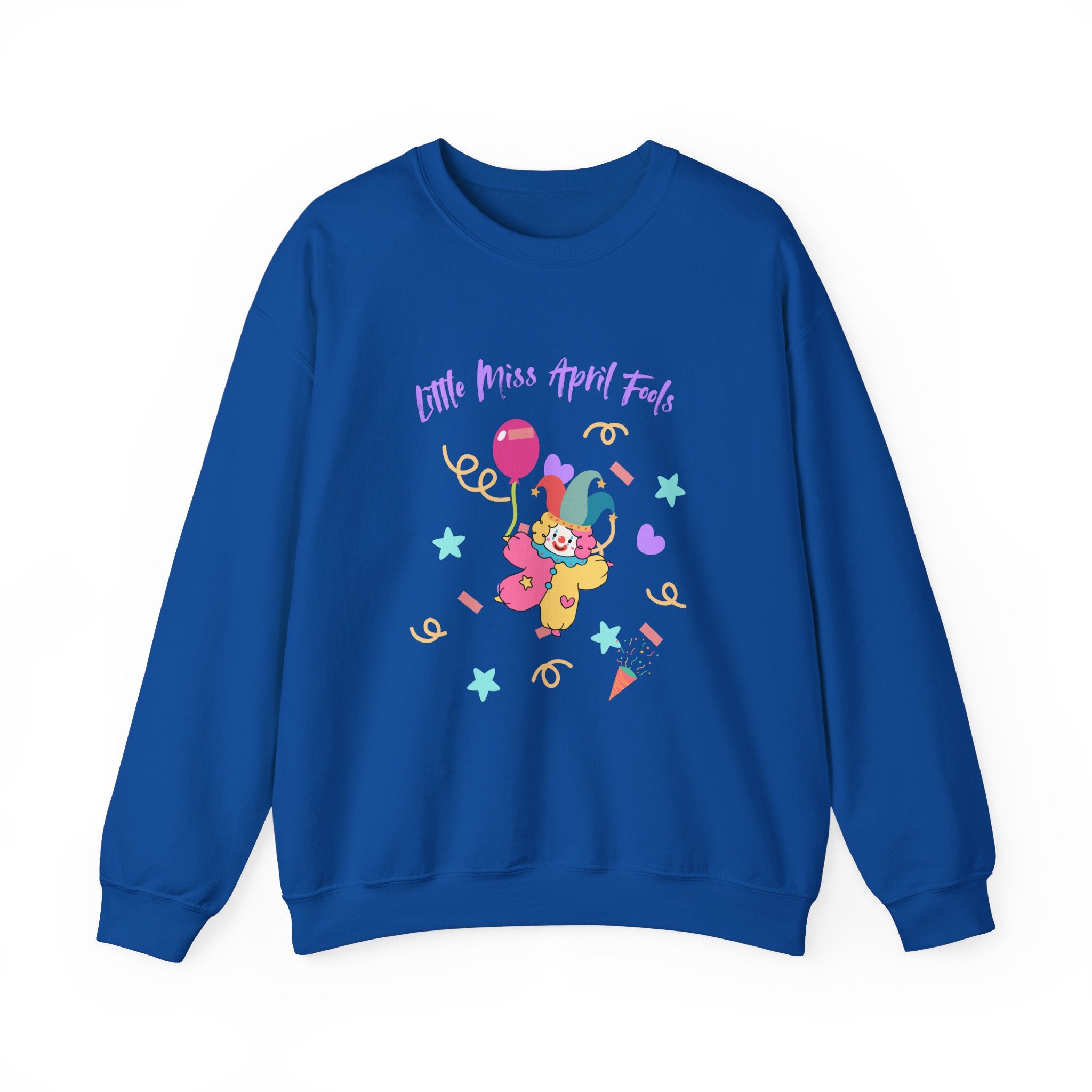 Little Miss April Fool's Day Unisex Heavy Blend™ Crewneck Sweatshirt