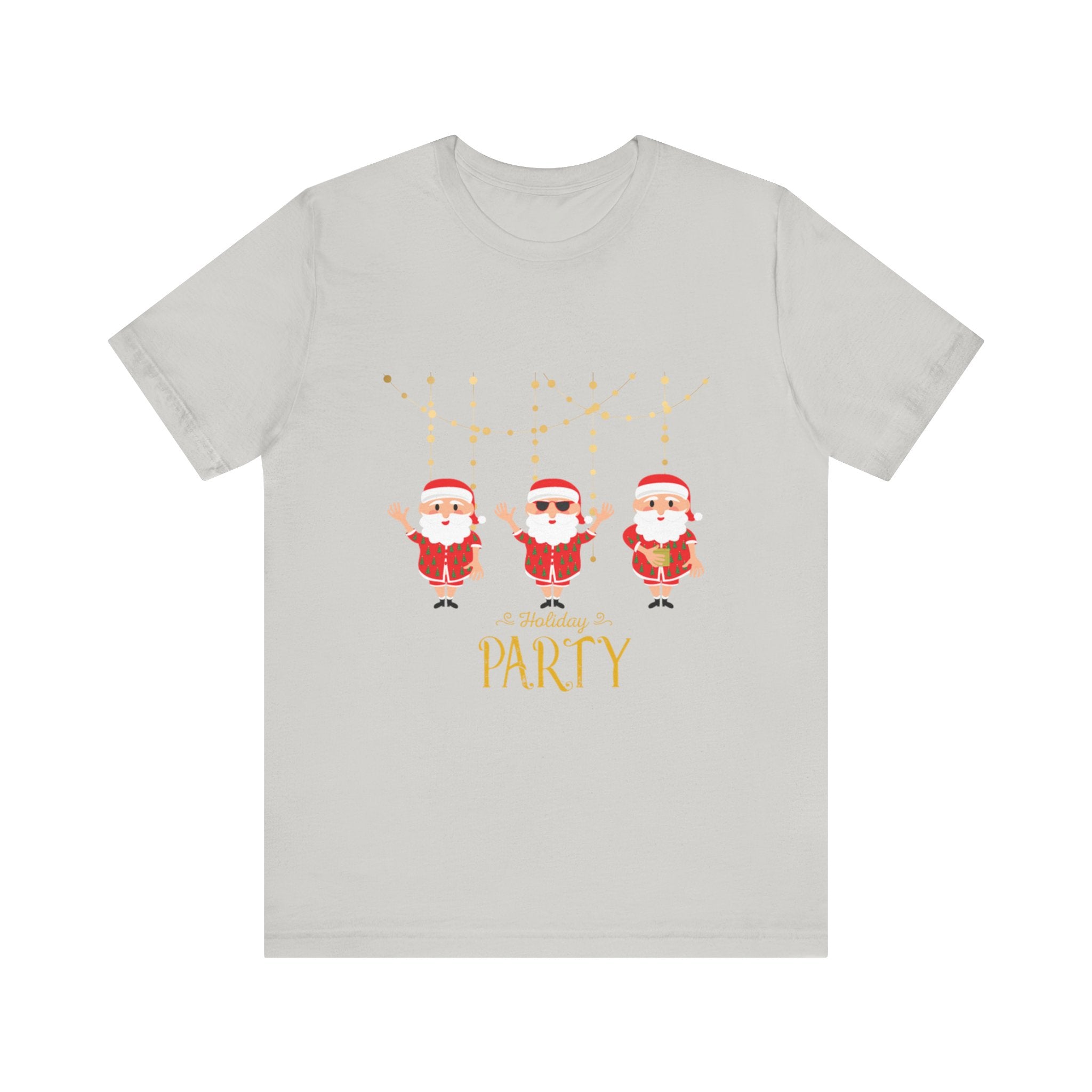 Santa's Holiday Party Unisex Jersey Short Sleeve Tee
