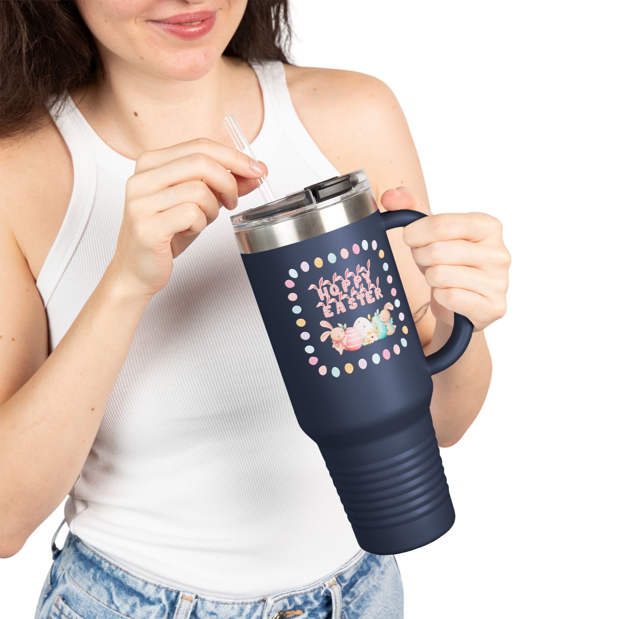 Hoppy Easter Insulated Travel Mug - 40oz