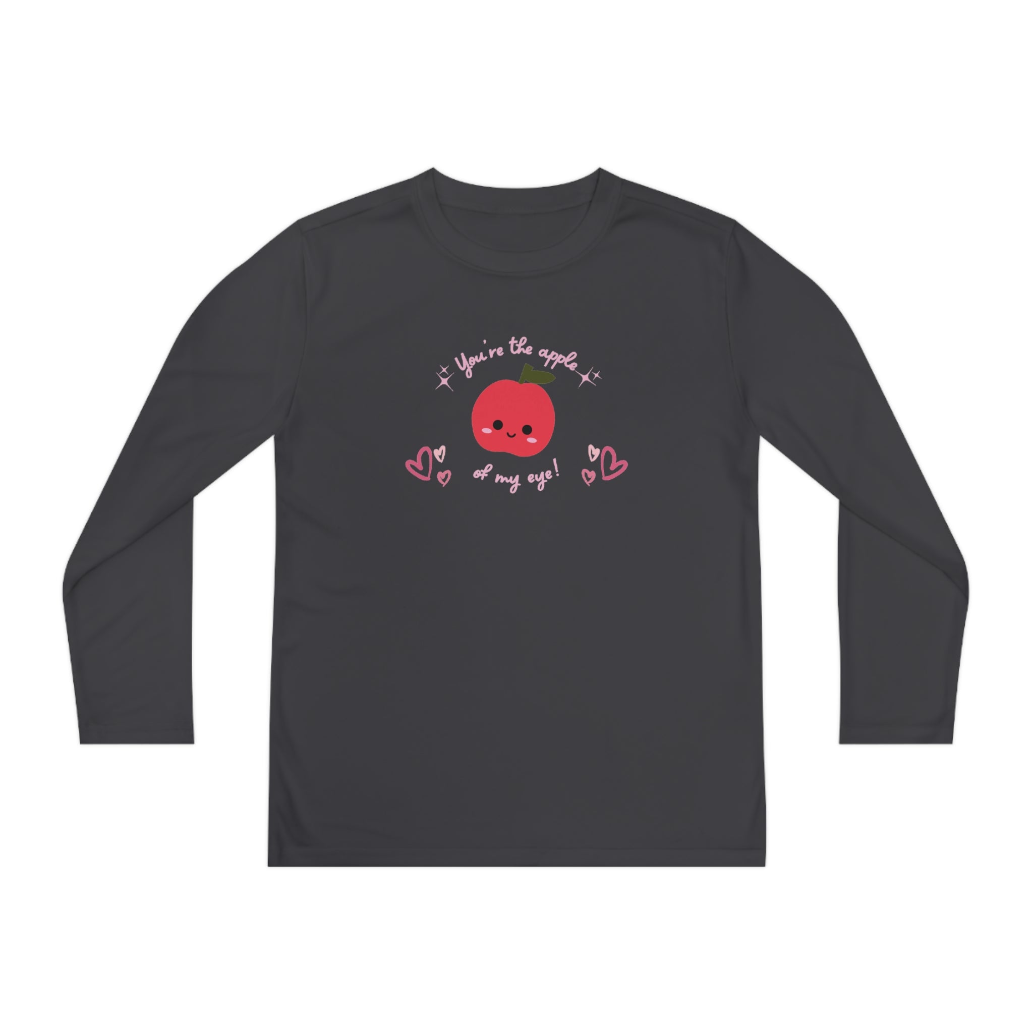 You Are The Apple Of My Eyes Youth Long Sleeve Competitor Tee