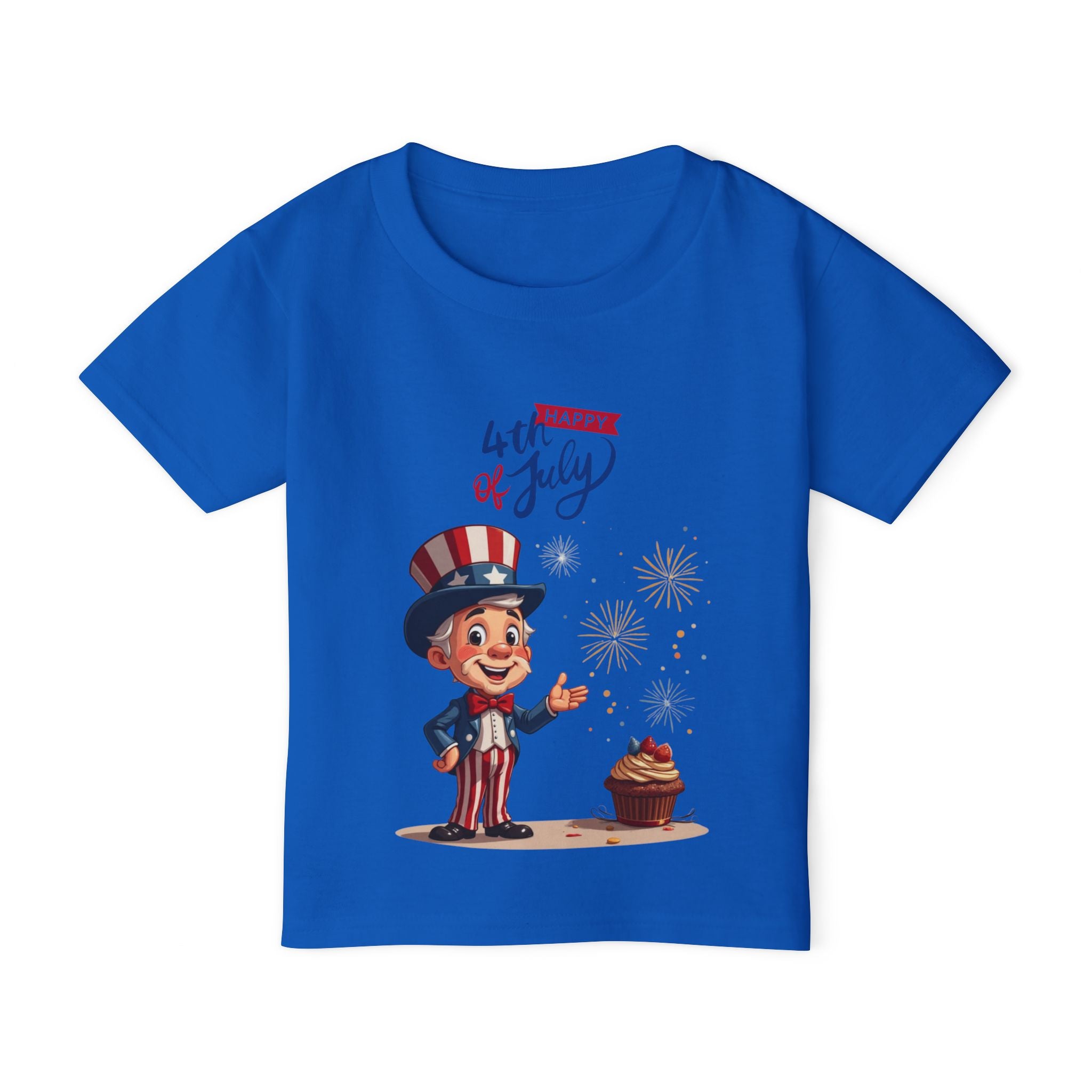 Uncle Sam Happy 4th of July Toddler T-Shirt
