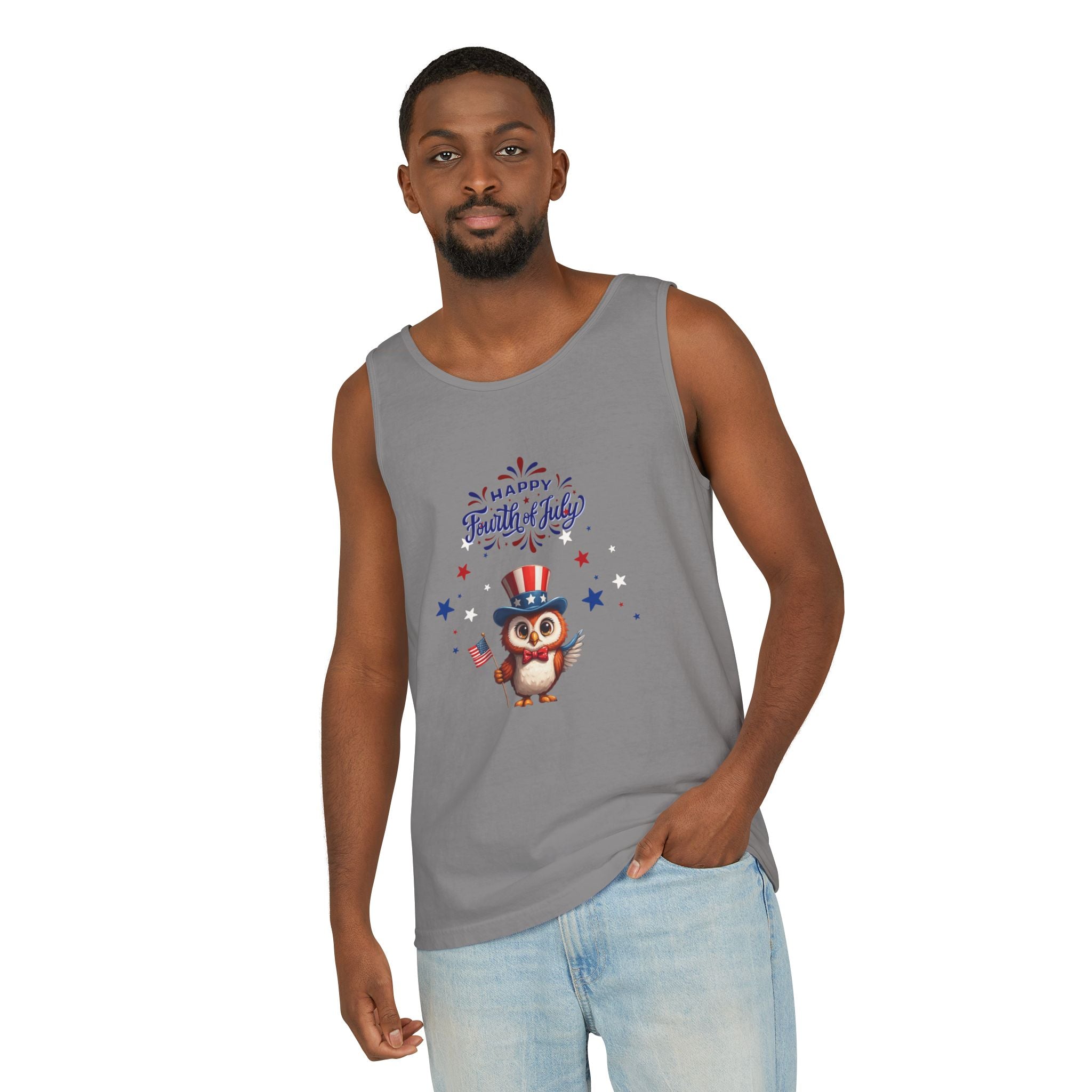 American Eagle Happy 4th of July Tank Top