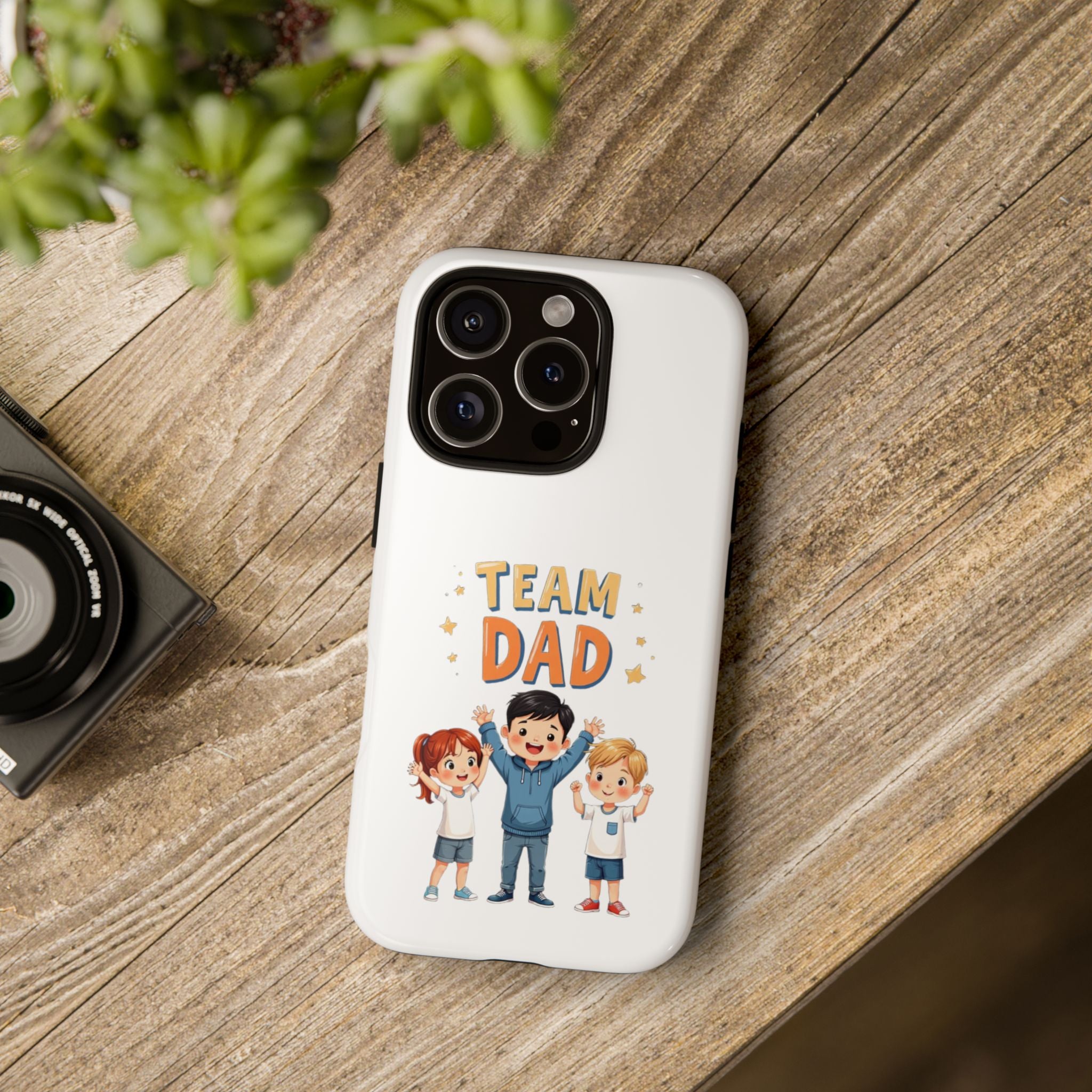 Team Dad Phone Case, Fun Gift for Fathers, Durable Phone Protector, Cute Dad Team Merchandise, Father's Day Special