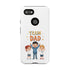 Team Dad Phone Case, Fun Gift for Fathers, Durable Phone Protector, Cute Dad Team Merchandise, Father's Day Special