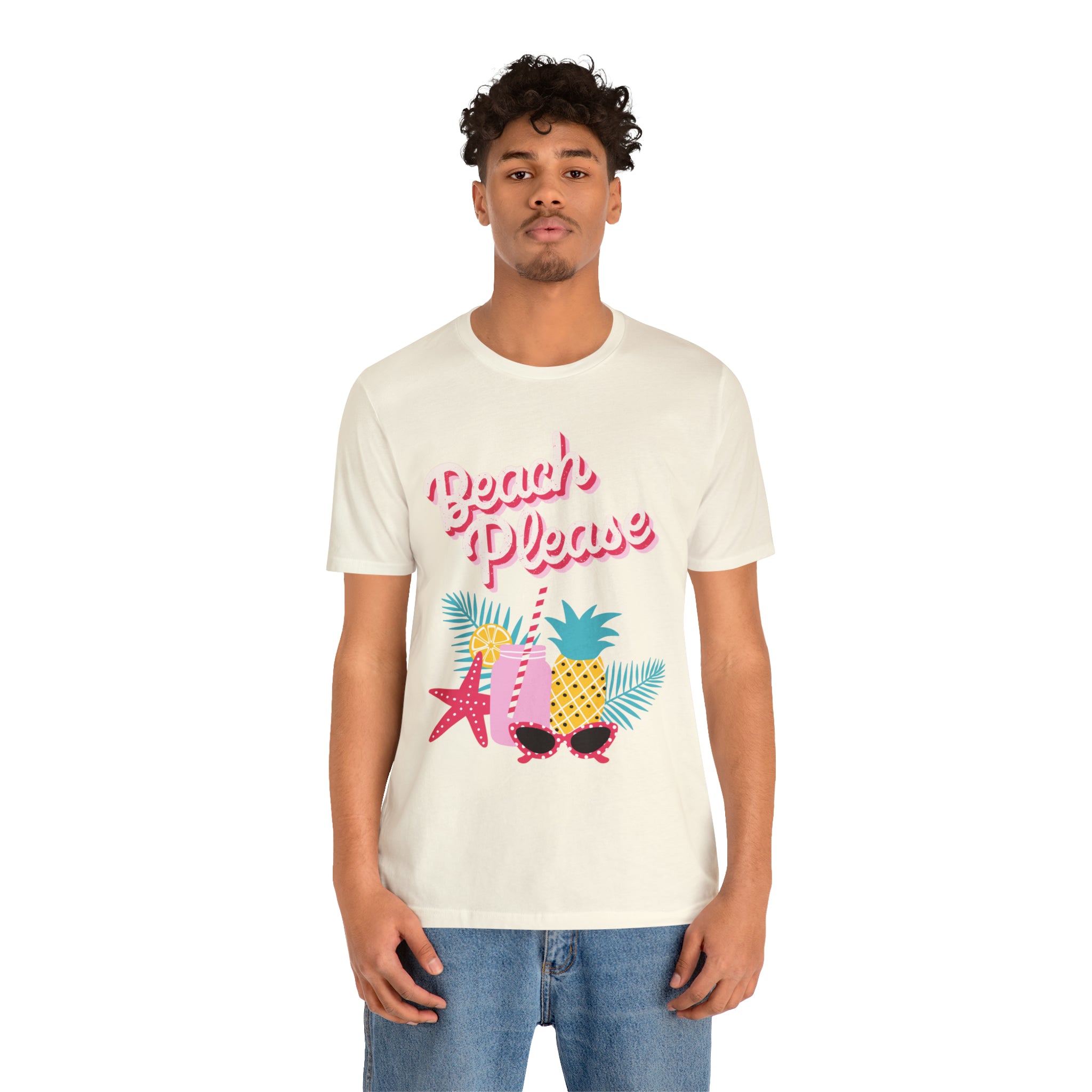 Beach Please Unisex Jersey Short Sleeve Tee