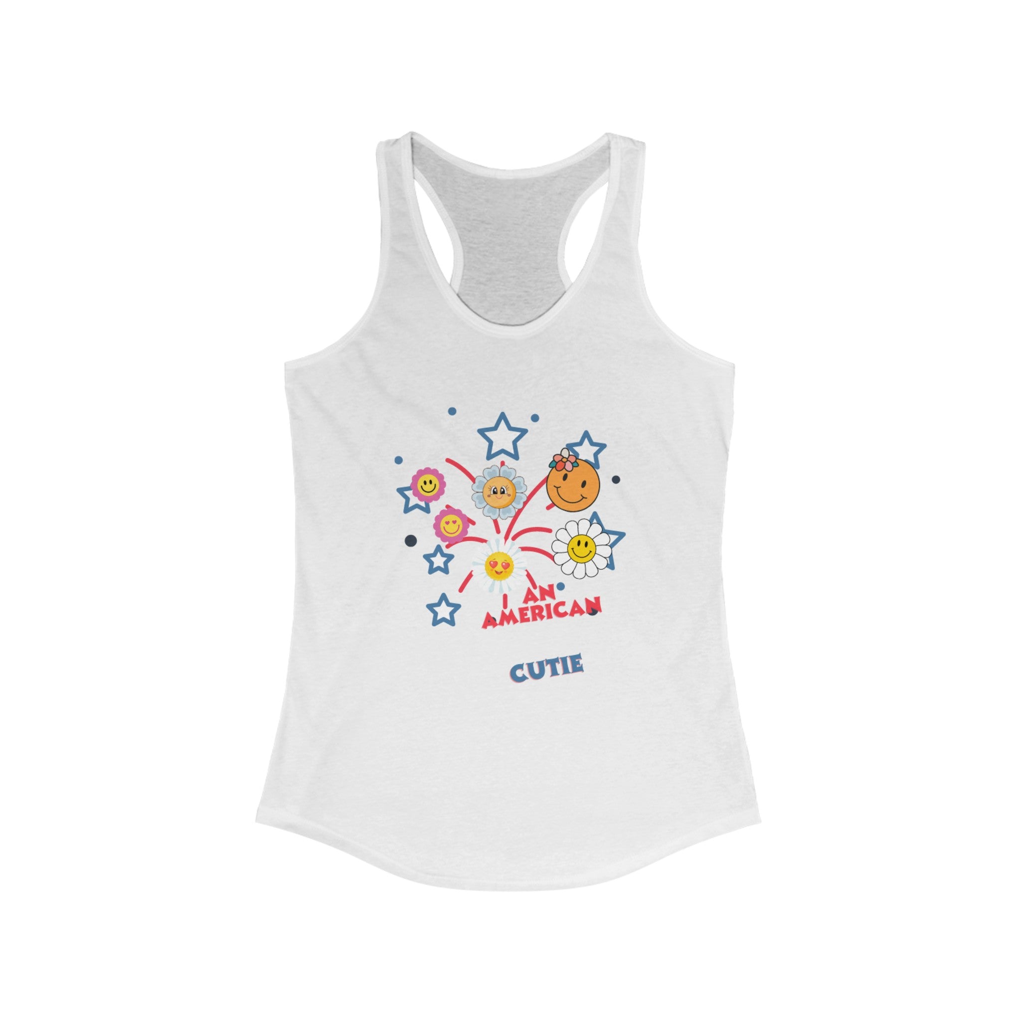 An American Cutie Women's Ideal Racerback Tank