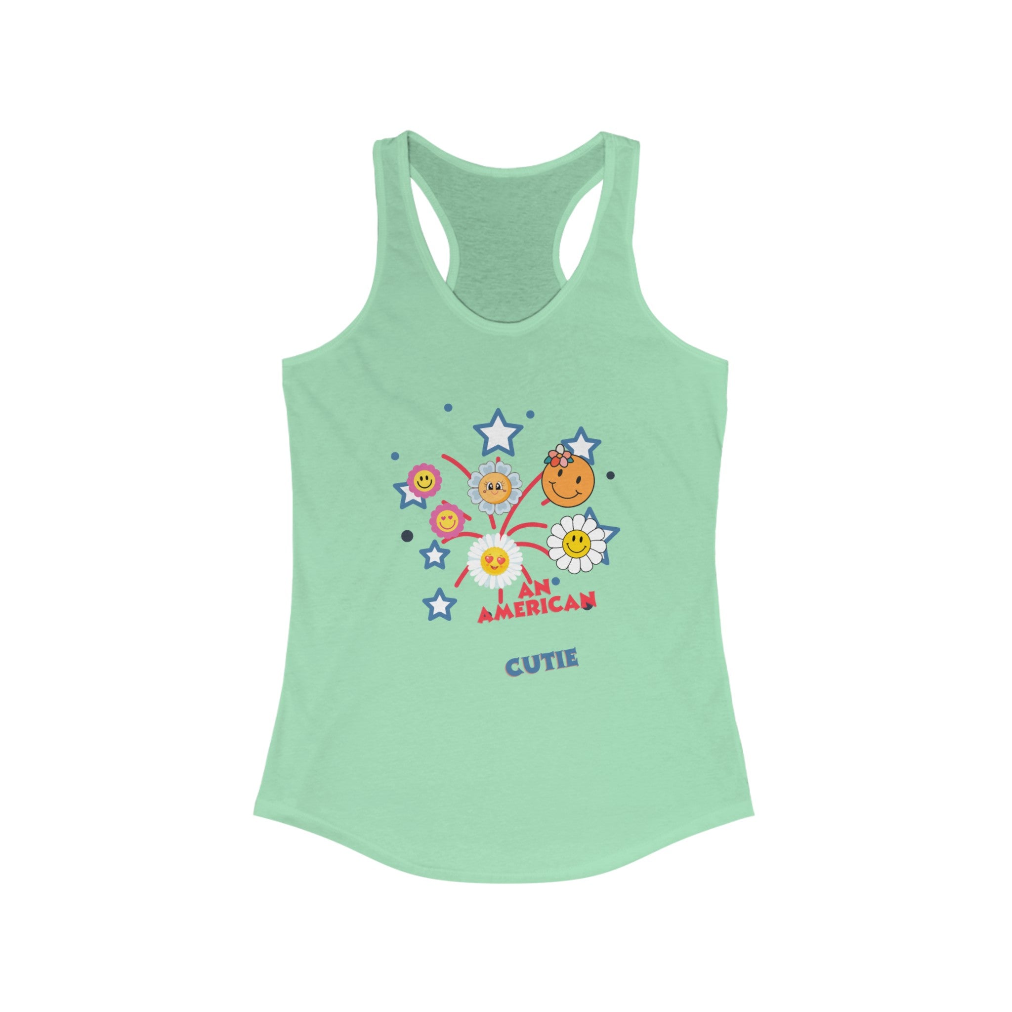 An American Cutie Women's Ideal Racerback Tank