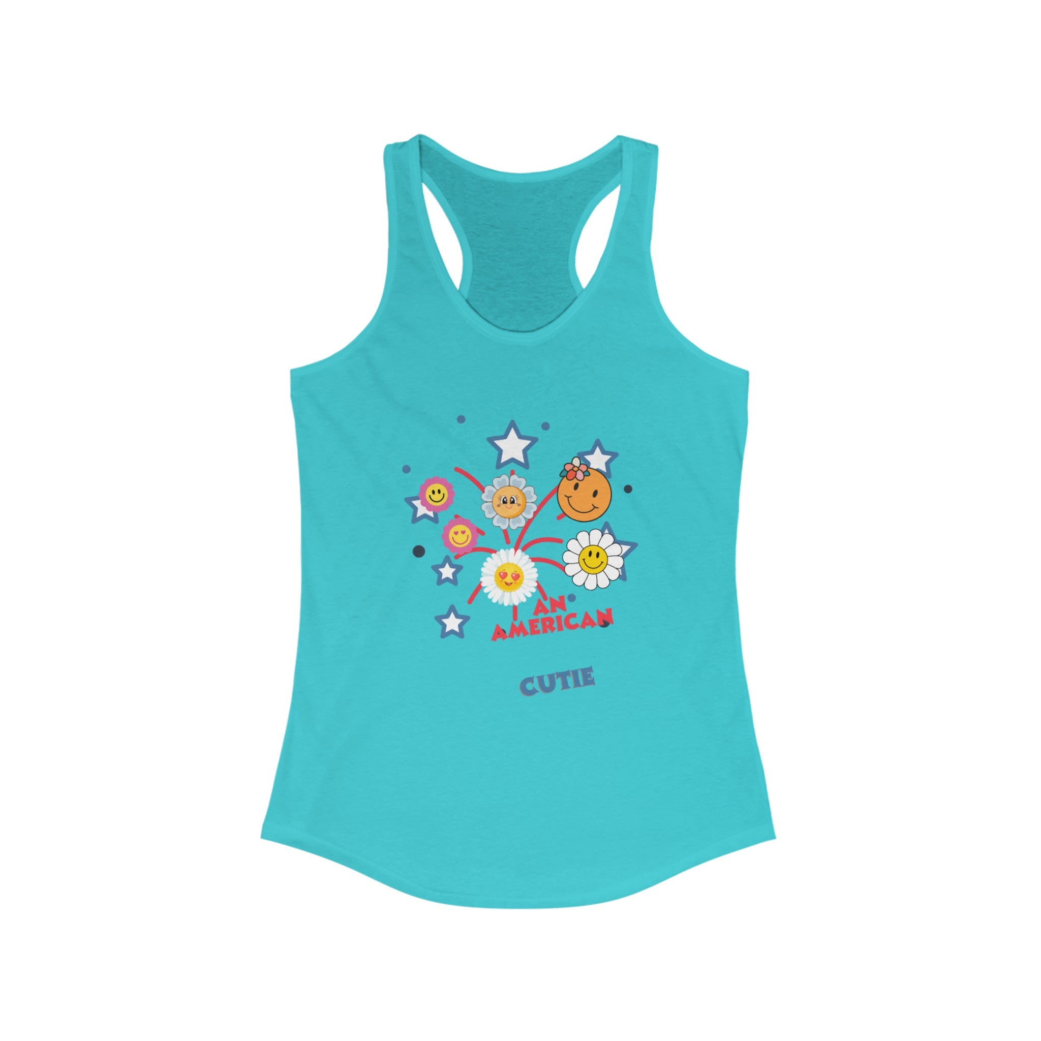 An American Cutie Women's Ideal Racerback Tank