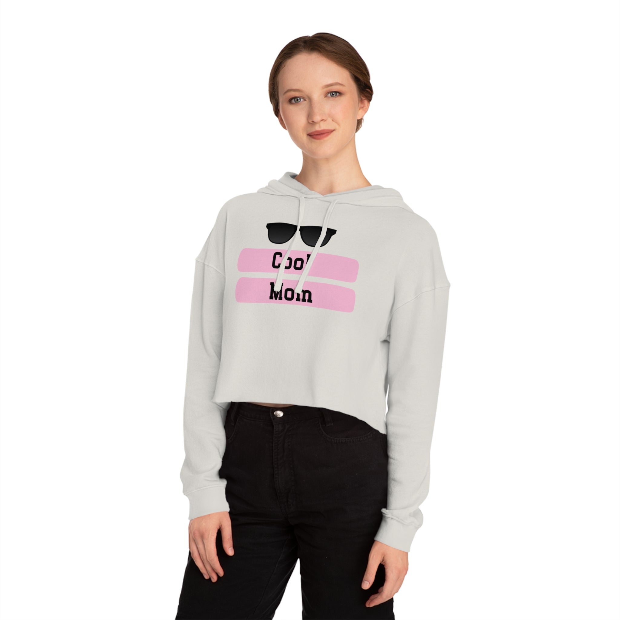 Cool Mom Women’s Cropped Hooded Sweatshirt