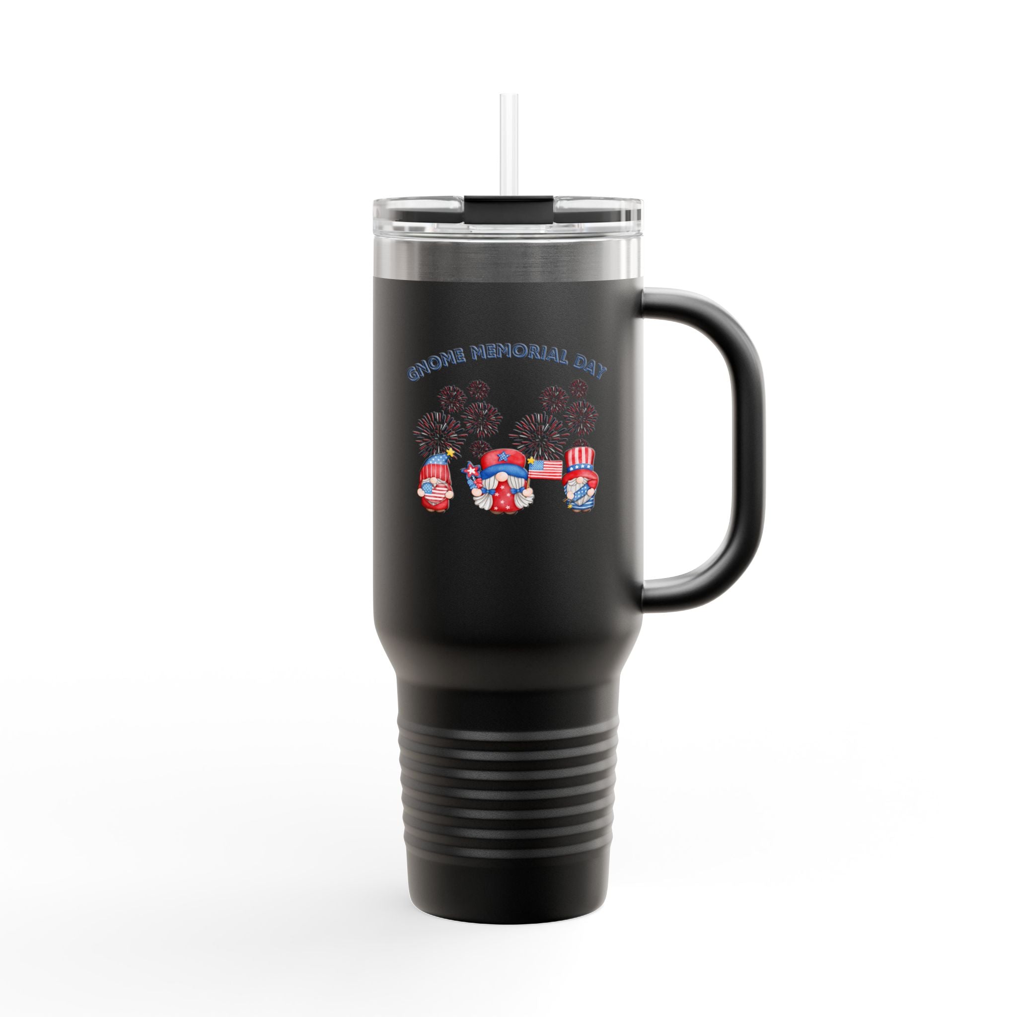 Gnome Memorial Day  Insulated Travel Mug, 40oz