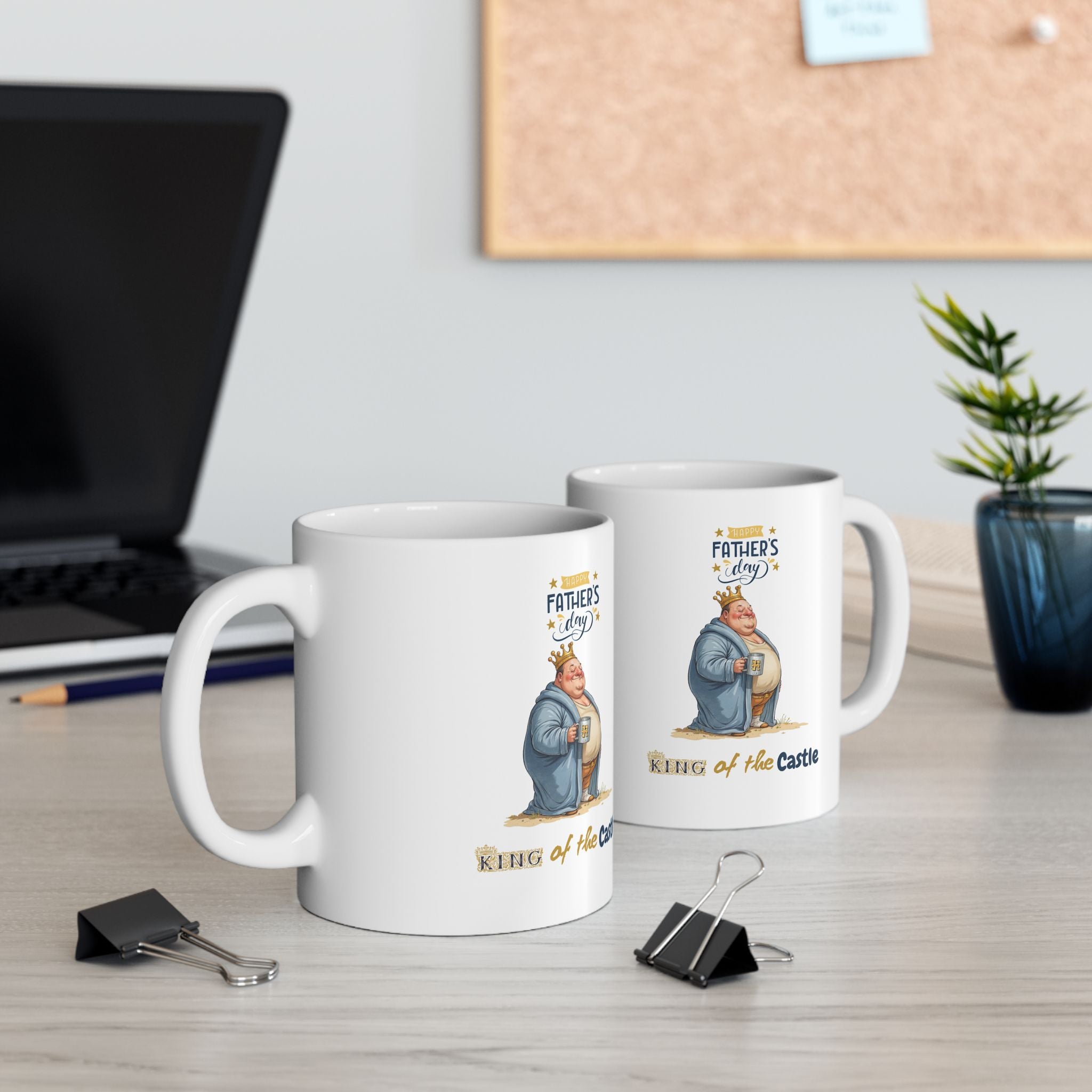Father's Day King of the Castle Mug 11-15 Oz