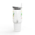 Rolling With My Gnomies Insulated Travel Mug - 40oz with Straw