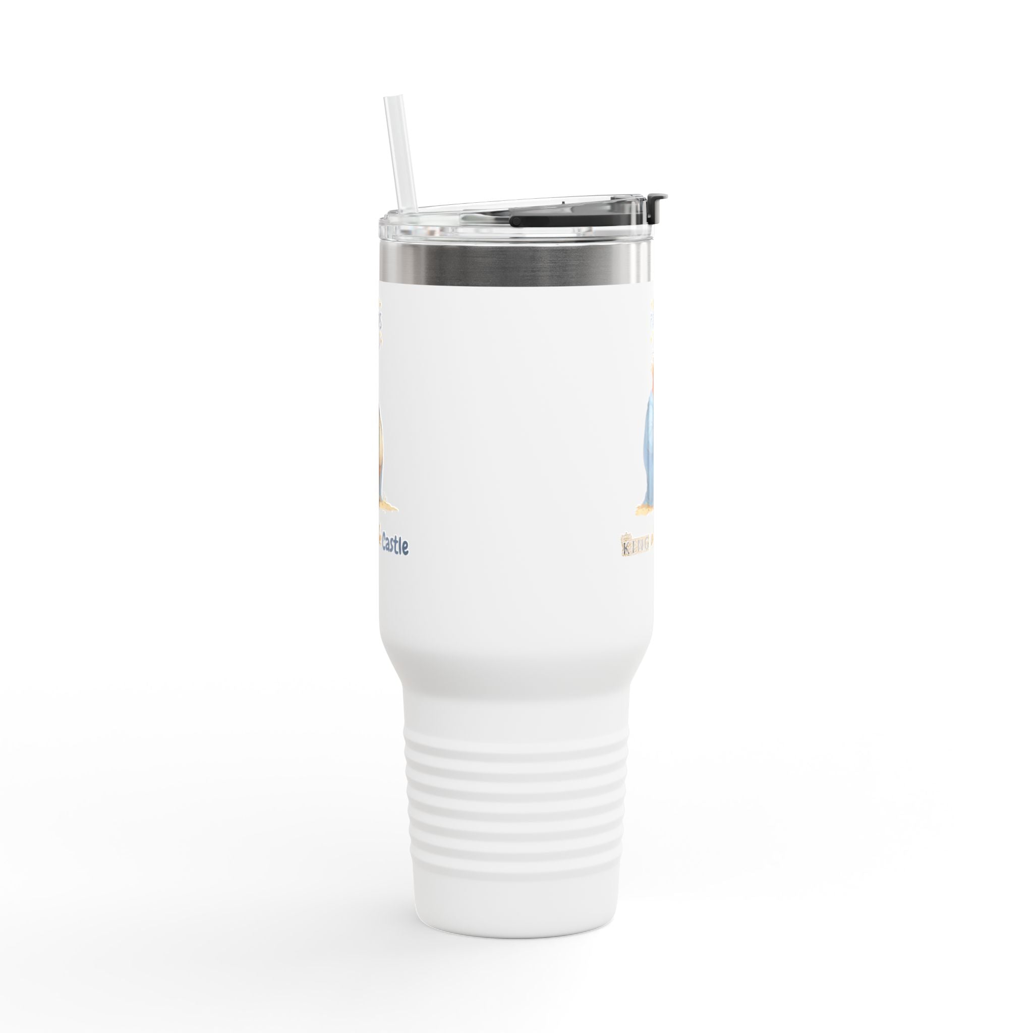 Father's Day King of the Castle Insulated Travel Mug
