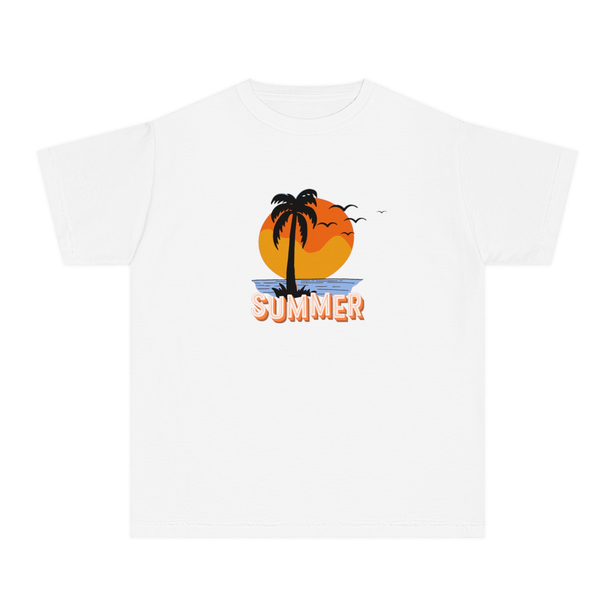 Summer Sunset Youth Midweight Tee