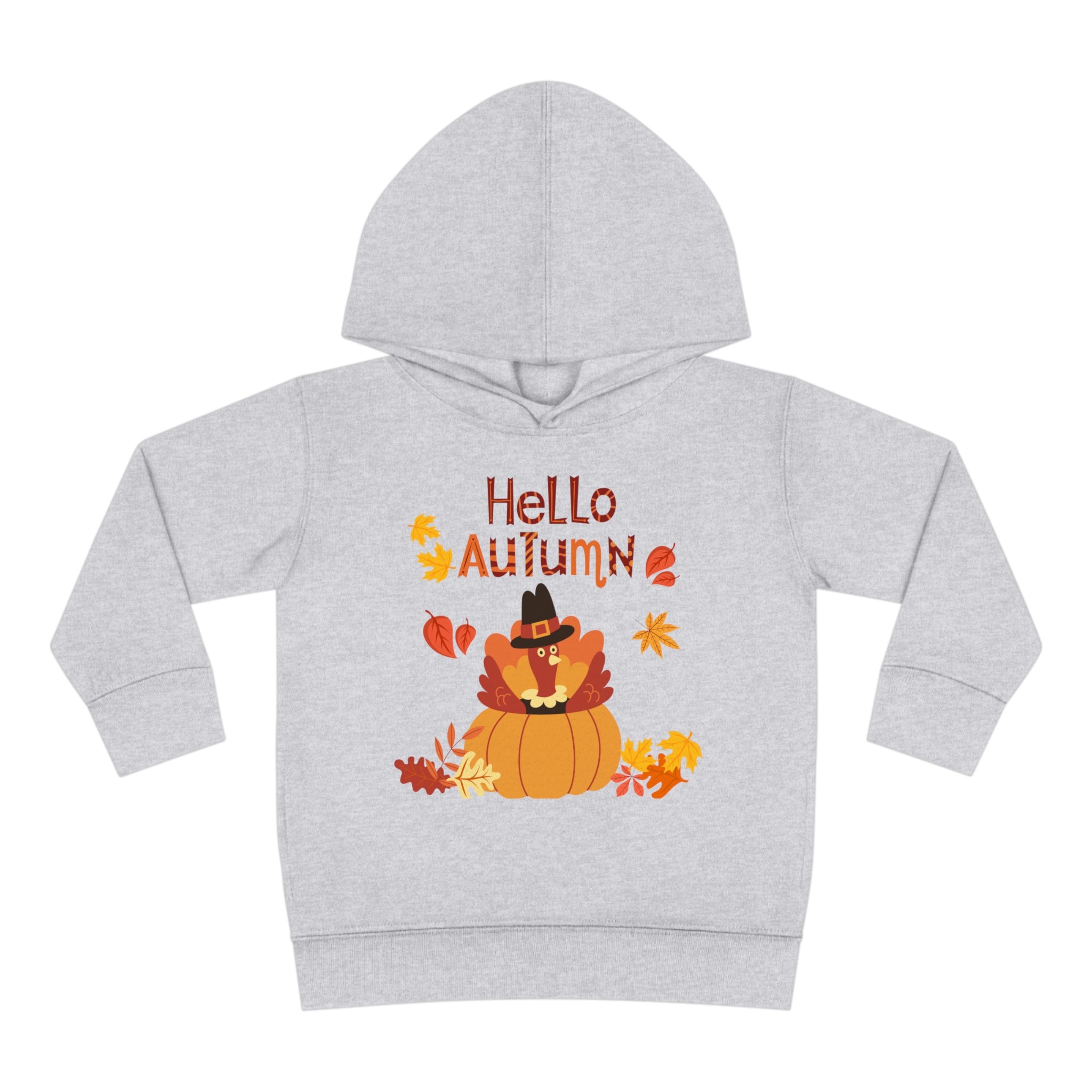 Hello Autumn Toddler Pullover Fleece Hoodie