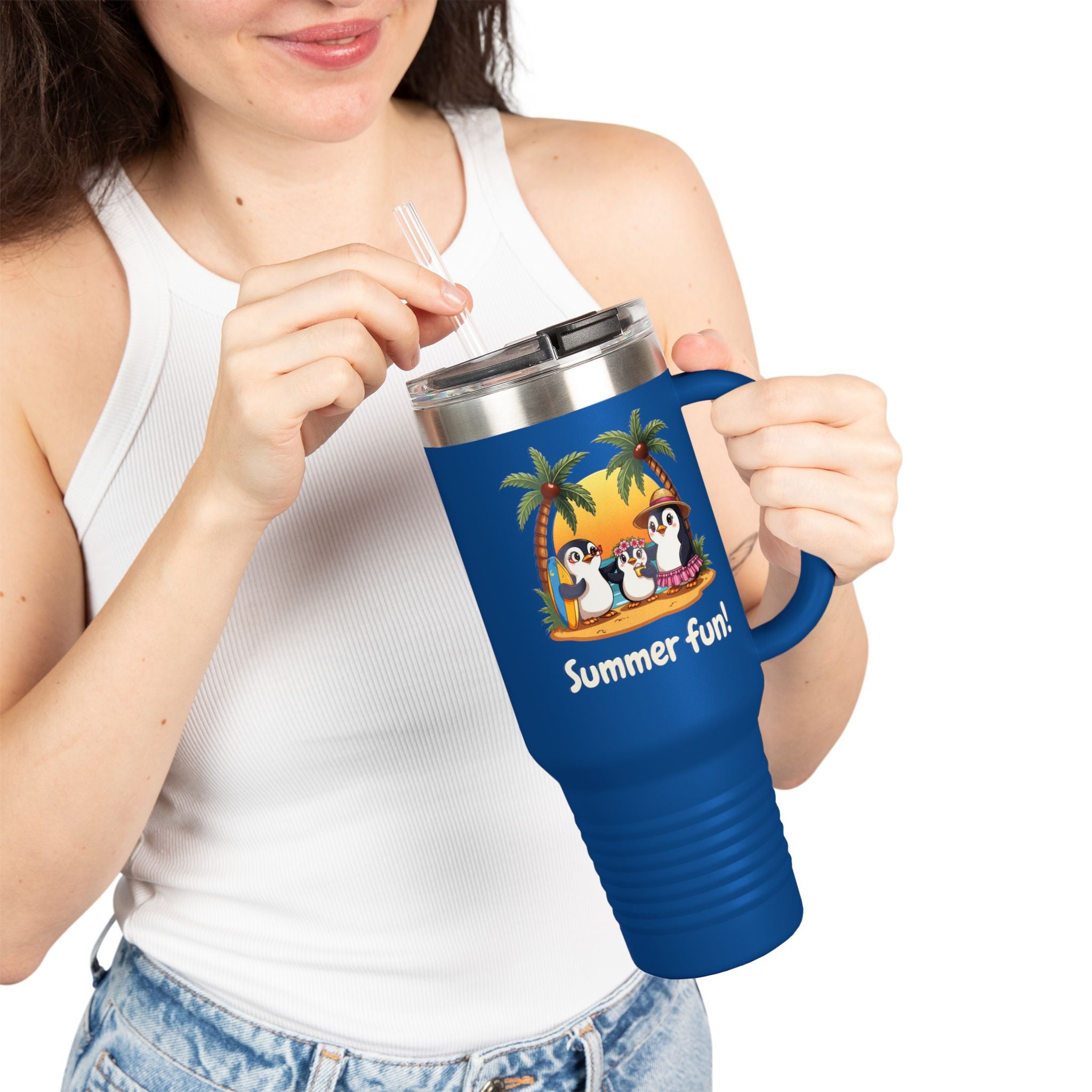 Summer Fun Insulated Travel Mug
